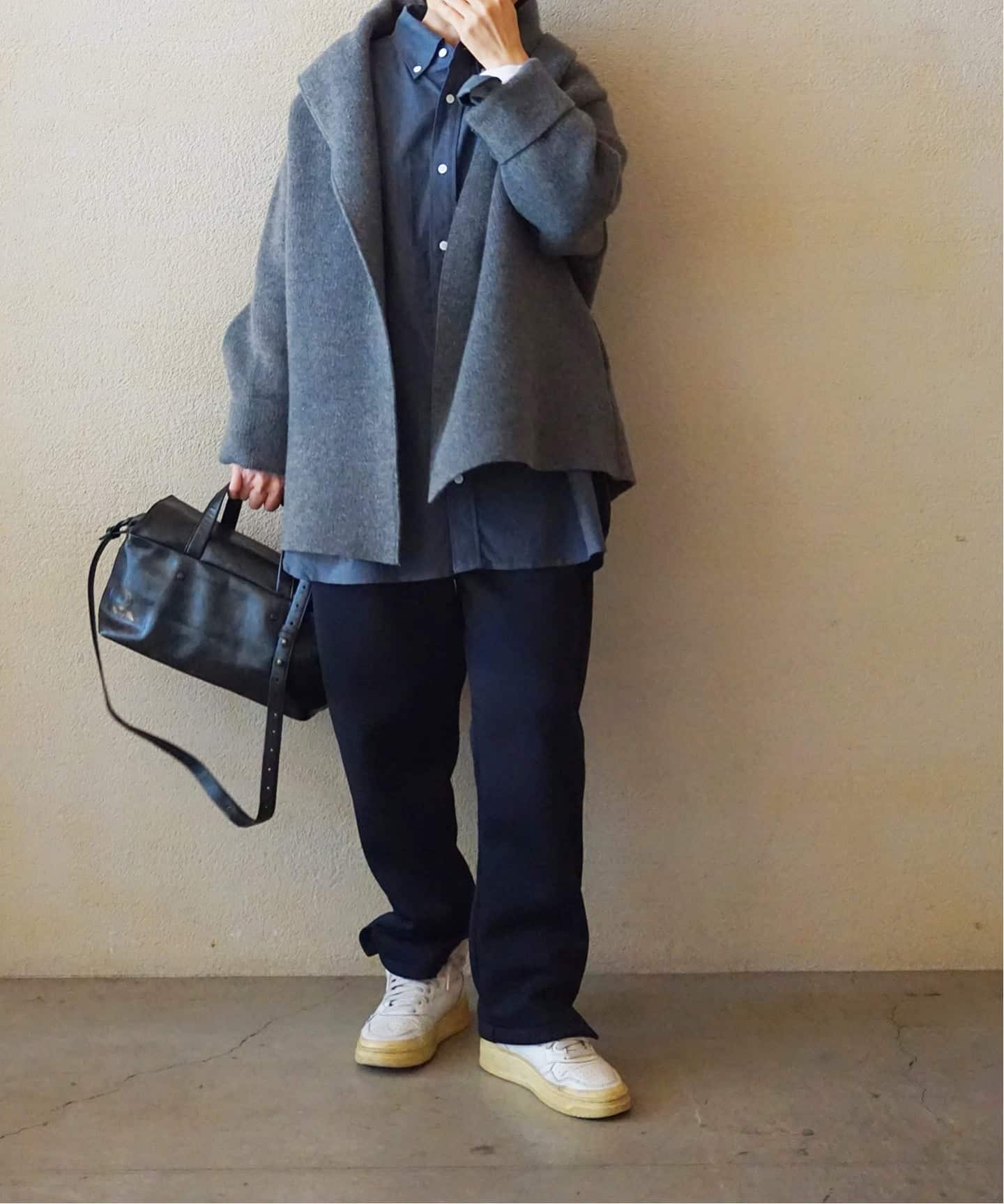 enrica】DOUBLE FACE KNIT CAPE（その他ブルゾン／アウター）｜journal