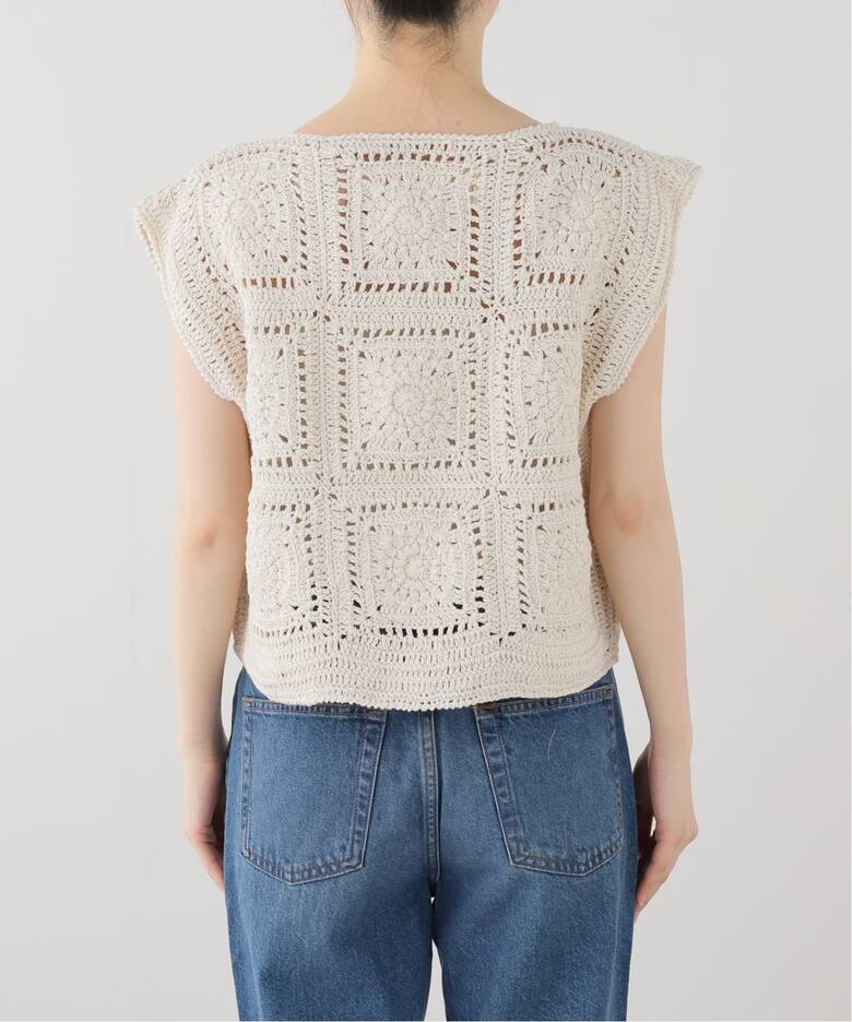 MAYDI】square stitch hand-knitted Vest（ベスト）｜journal standard 