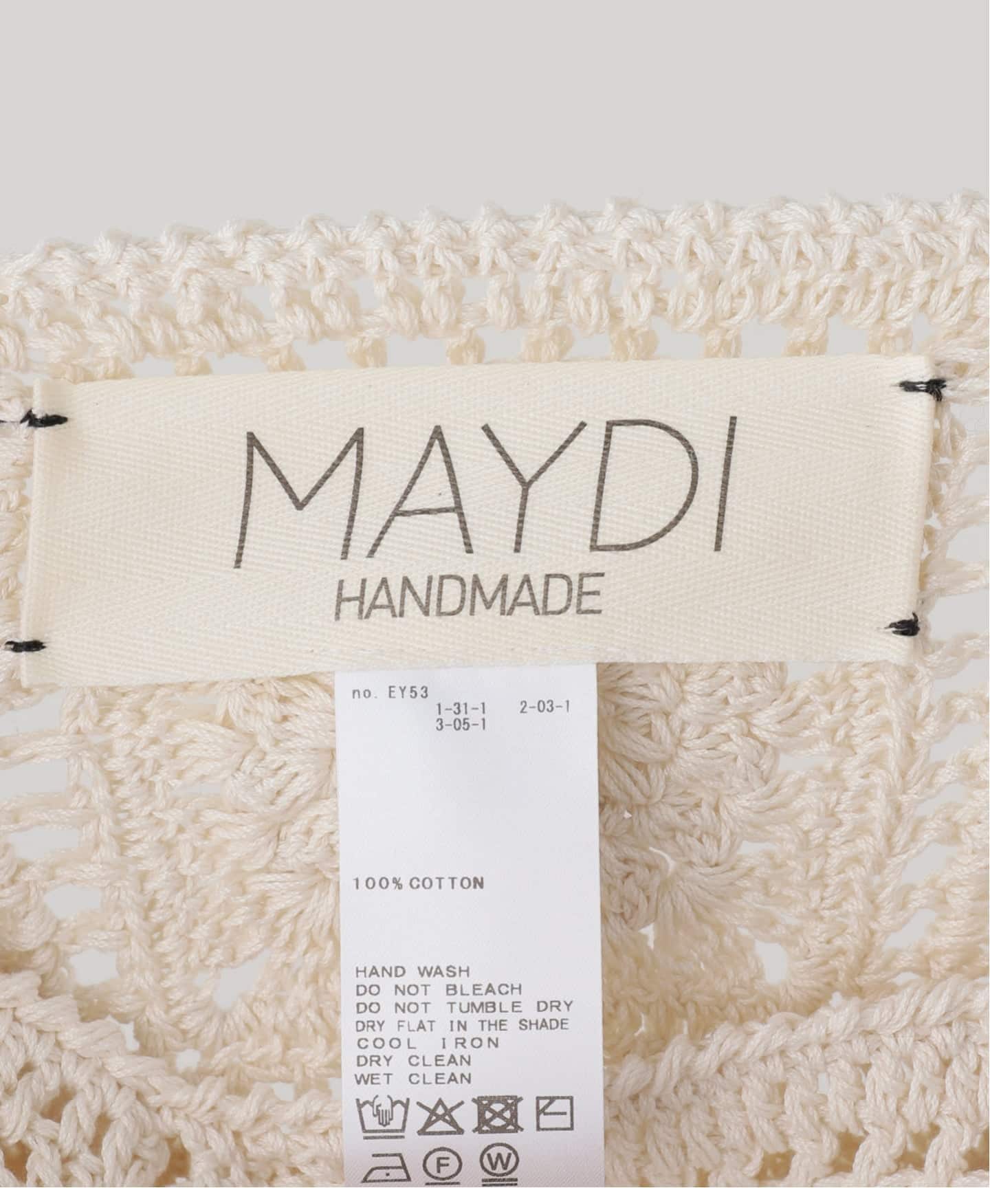 MAYDI】square stitch hand-knitted Vest（ベスト）｜journal standard