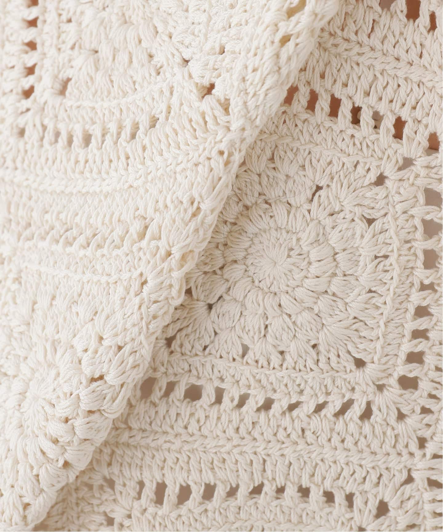 MAYDI】square stitch hand-knitted Vest（ベスト）｜journal standard