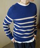【Modele Particulier ARMEN】WOOL STRIPE PUL