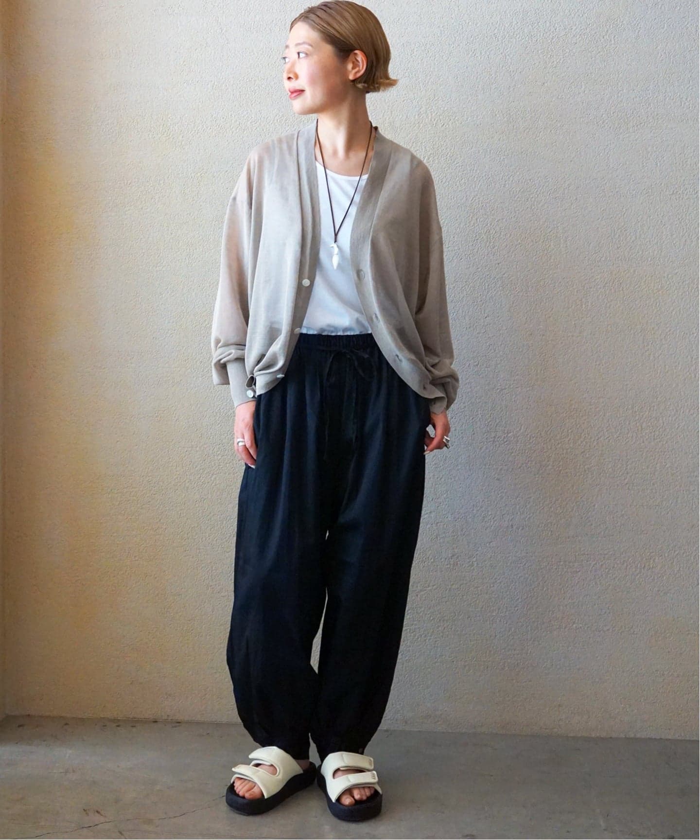 HERILL】RAMIE HIGH GAUSE CARDIGAN（カーディガン）｜journal