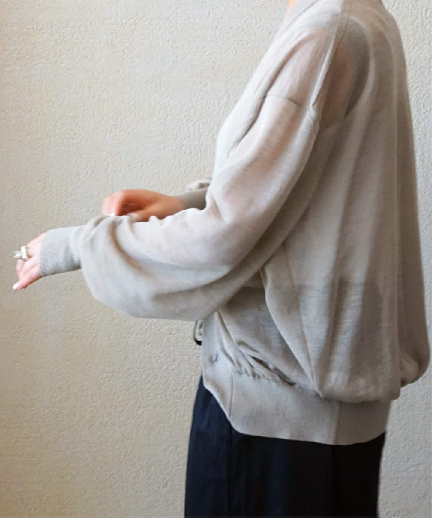 HERILL】RAMIE HIGH GAUSE CARDIGAN（カーディガン）｜journal
