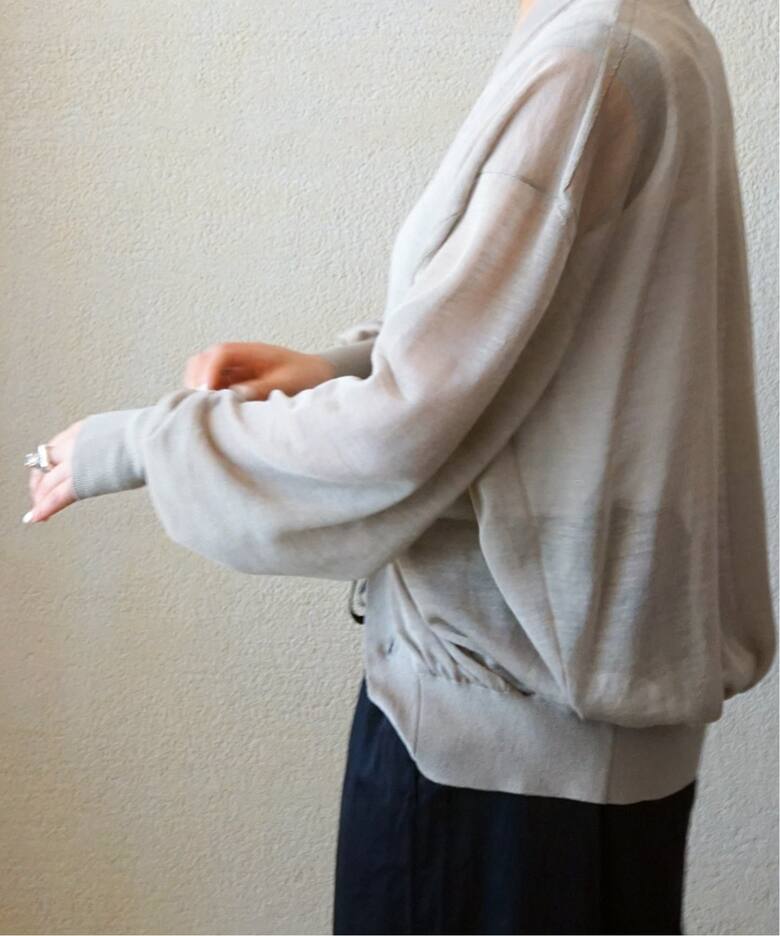 HERILL】RAMIE HIGH GAUSE CARDIGAN（カーディガン）｜journal 