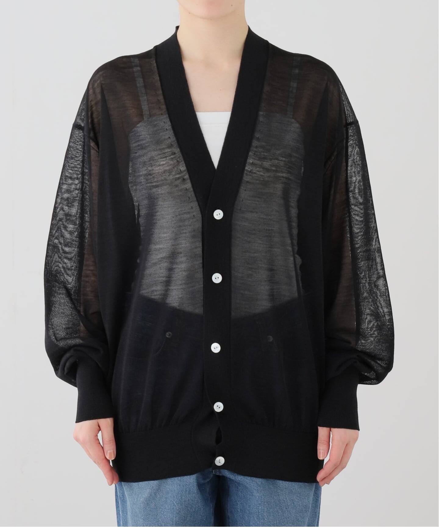 HERILL】RAMIE HIGH GAUSE CARDIGAN（カーディガン）｜journal