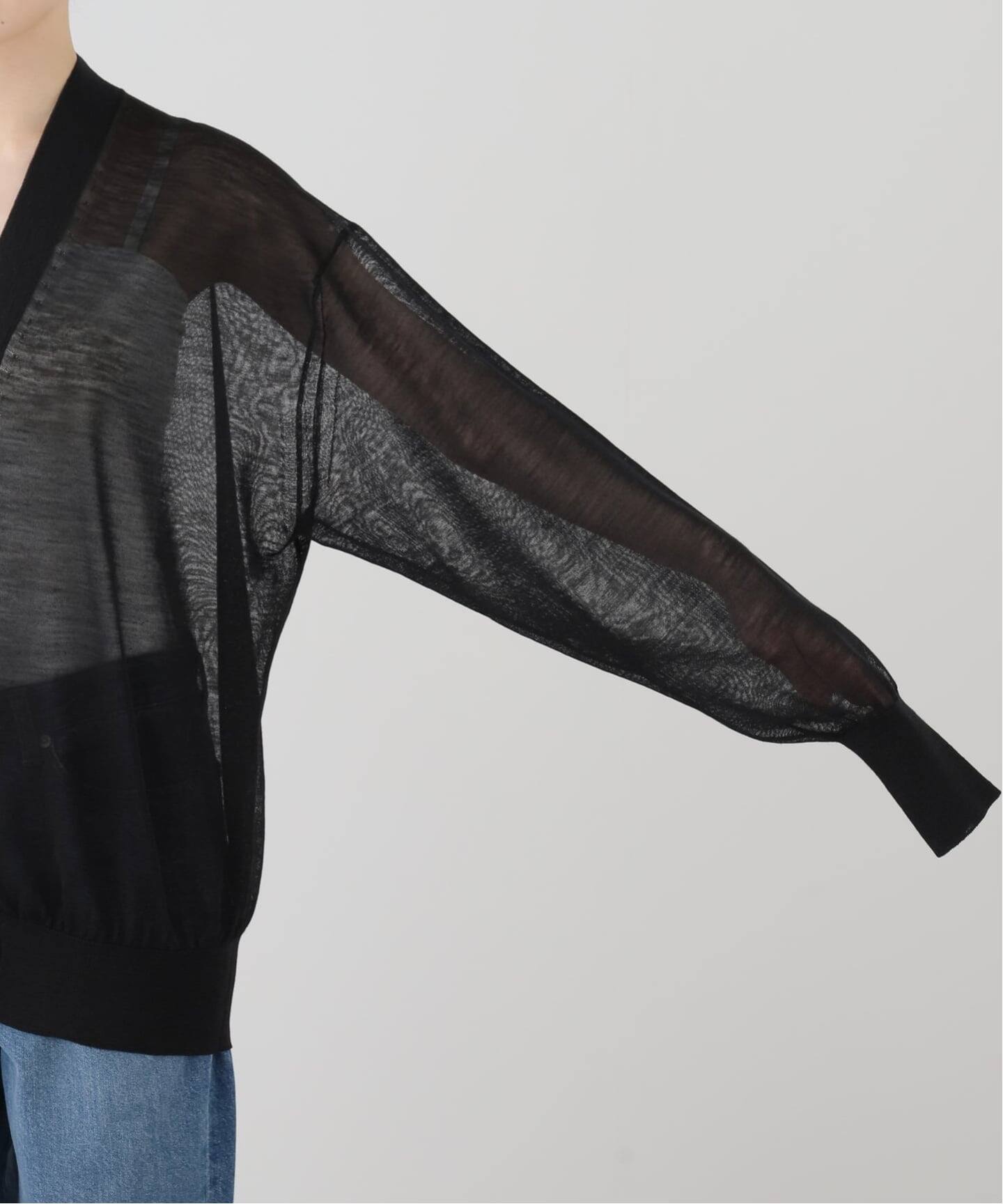 HERILL】RAMIE HIGH GAUSE CARDIGAN（カーディガン）｜journal