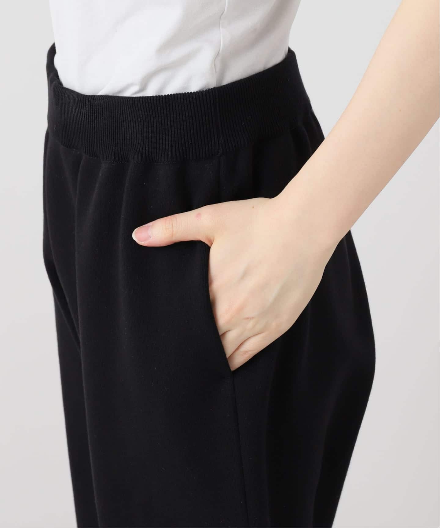 ATON】50/3 ORGANIC SMOOTH EASY KNIT PANTS（その他パンツ）｜journal