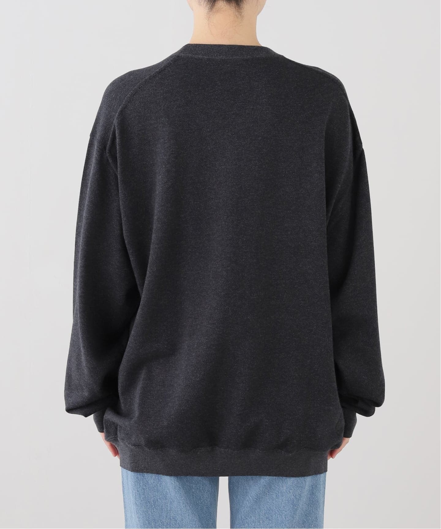 ATON】COTTON CASHMERE JACQUARD SWEATER（ニット／セーター