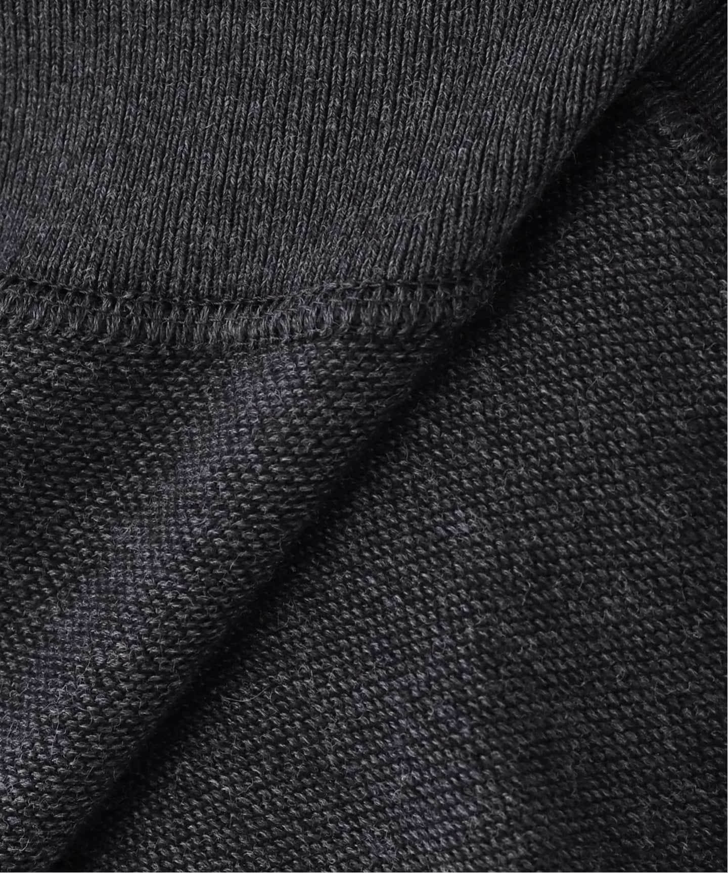 ATON】COTTON CASHMERE JACQUARD SWEATER（ニット／セーター