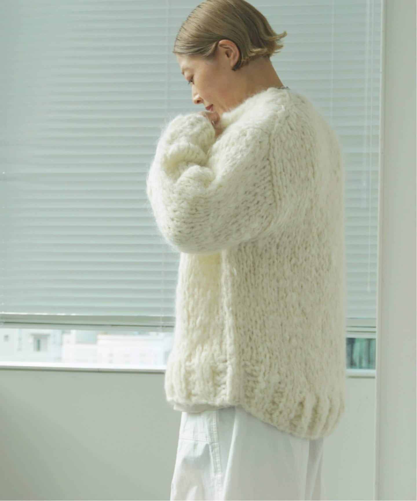 ATON 】HAND KNIT CARDIGAN(カーディガン)|journal standard luxe ATON 】HAND KNIT CARDIGAN(カーディガン)|journal standard luxe