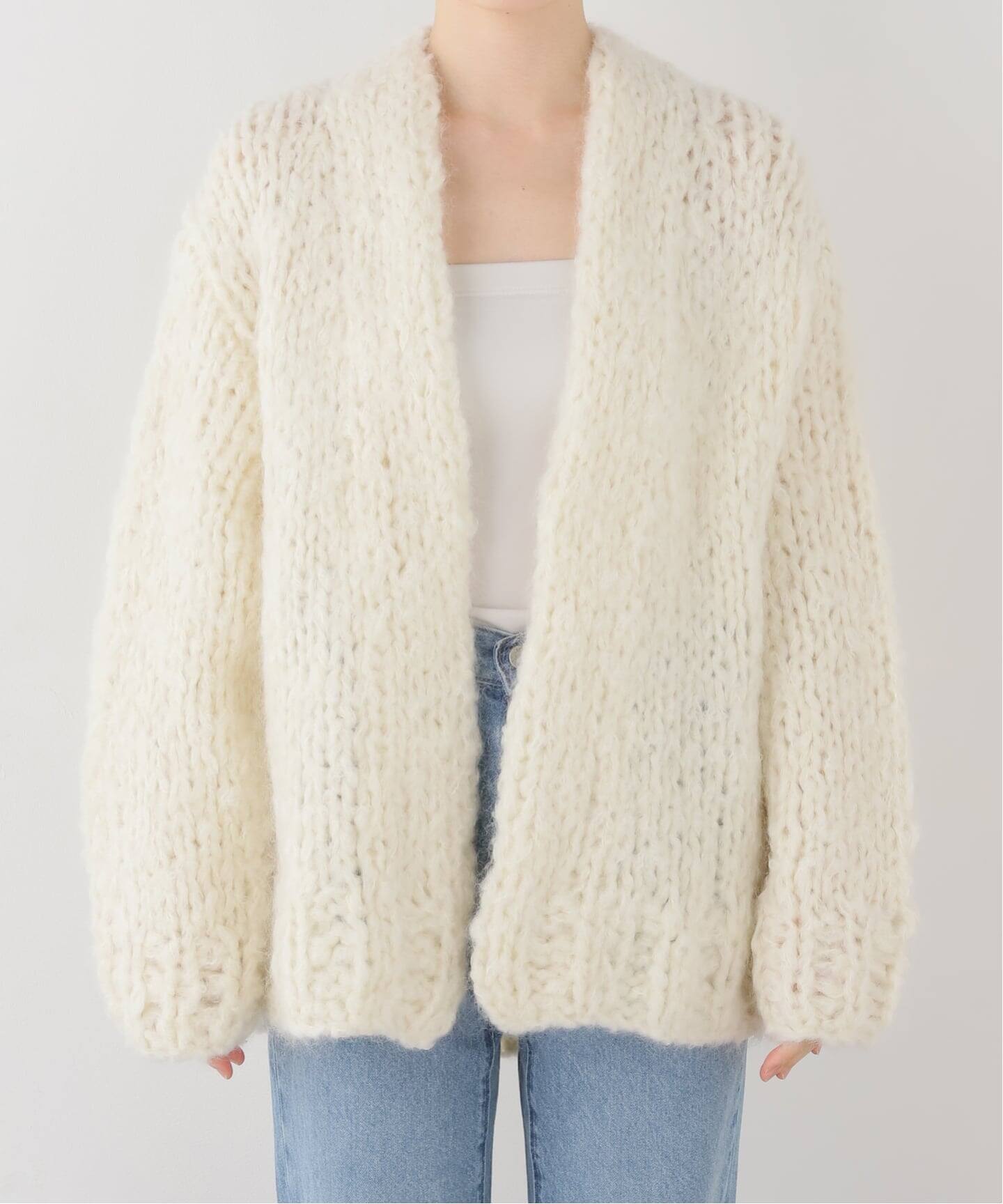 ATON 】HAND KNIT CARDIGAN(カーディガン)|journal standard luxe ATON 】HAND KNIT CARDIGAN(カーディガン)|journal standard luxe