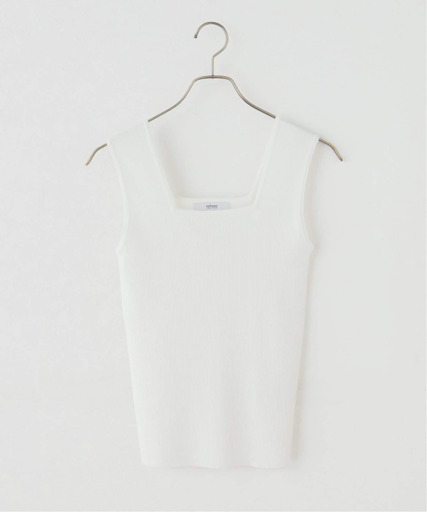  GLENN MARTENS ホワイト リブタンクトップ S リブタンクトップ – WEGO ONLINE STORE