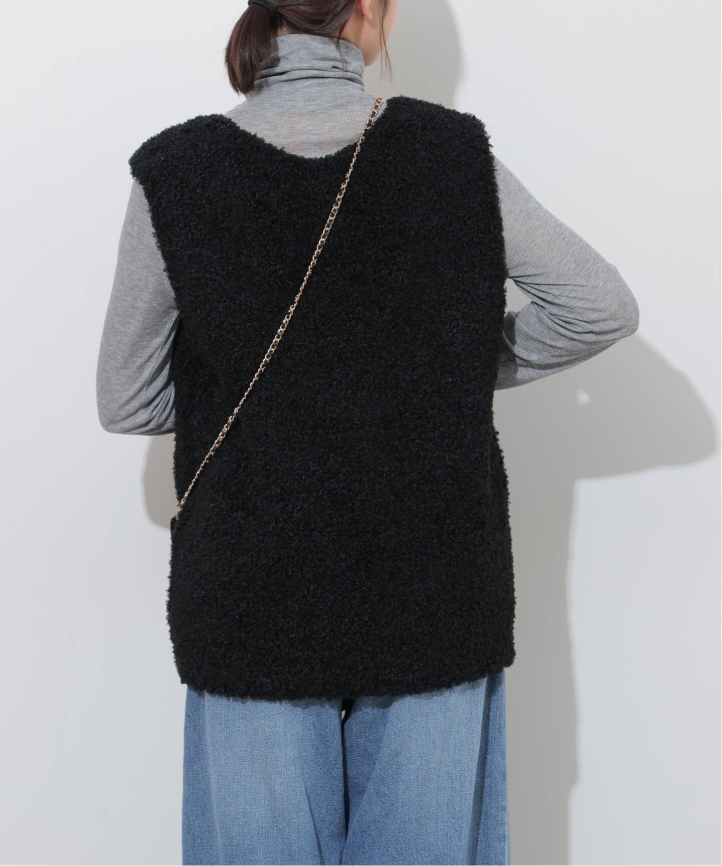 Vネックニットボアベスト（ベスト）｜JOURNAL STANDARD relume