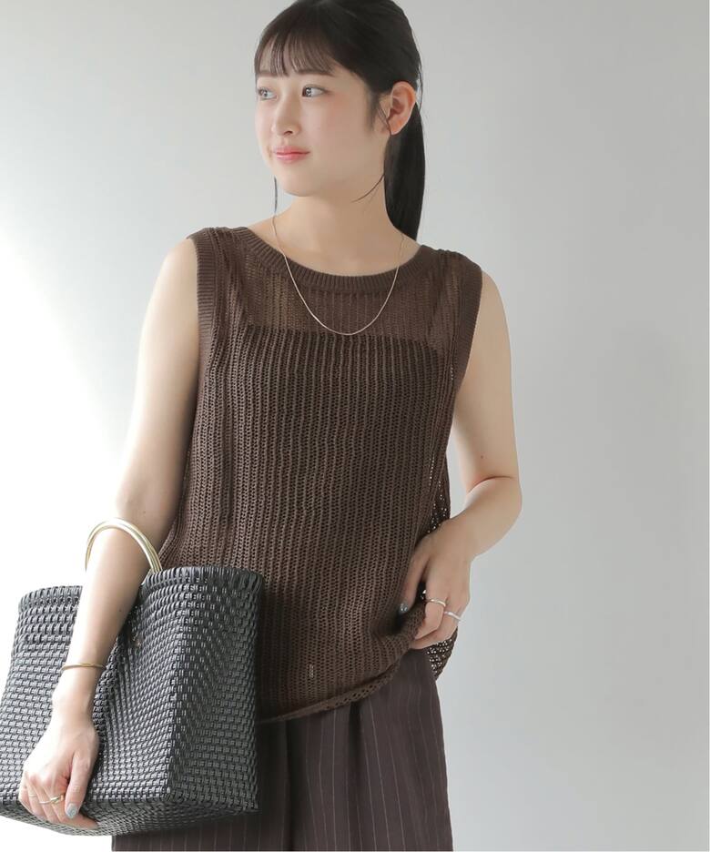 2WAYメッシュニットノースリーブ（ニット／セーター）｜JOURNAL 