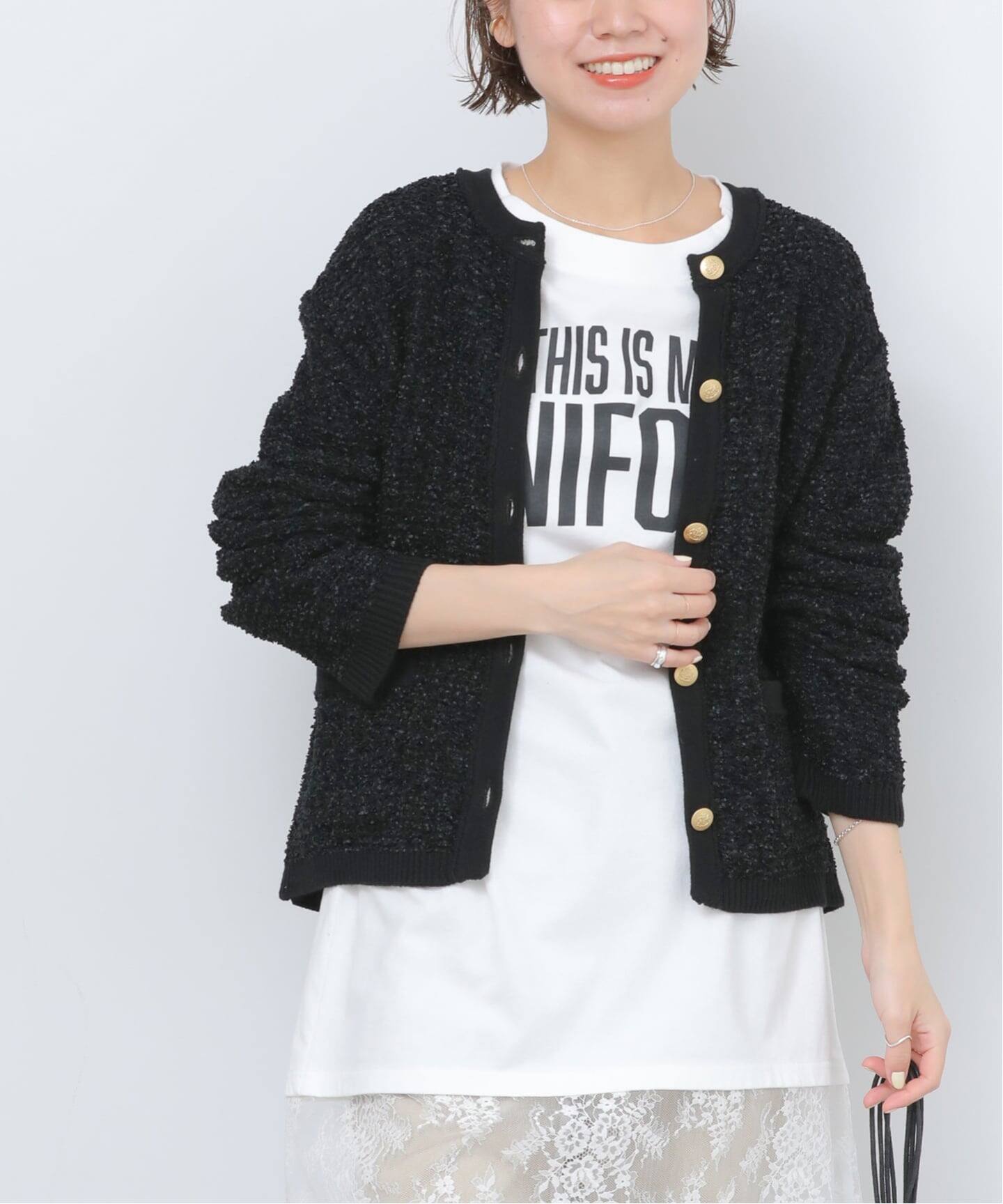ニットジャケット カーディガン eimy EIMY ISTOIRE（エイミー