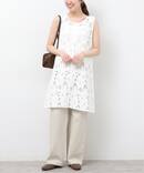 《予約》［26SS新作］エンブロイダリークロシェレースチュニック