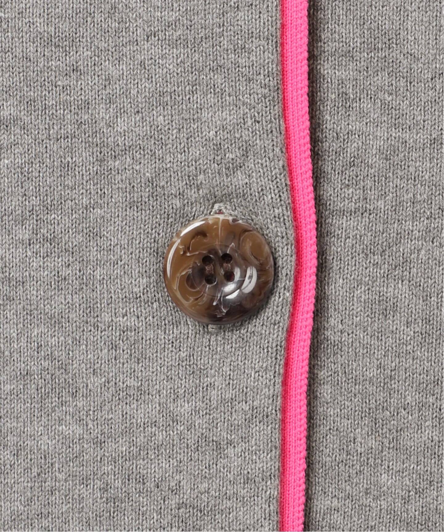 ダブルニットコントラストカーディガン（カーディガン）｜JOURNAL