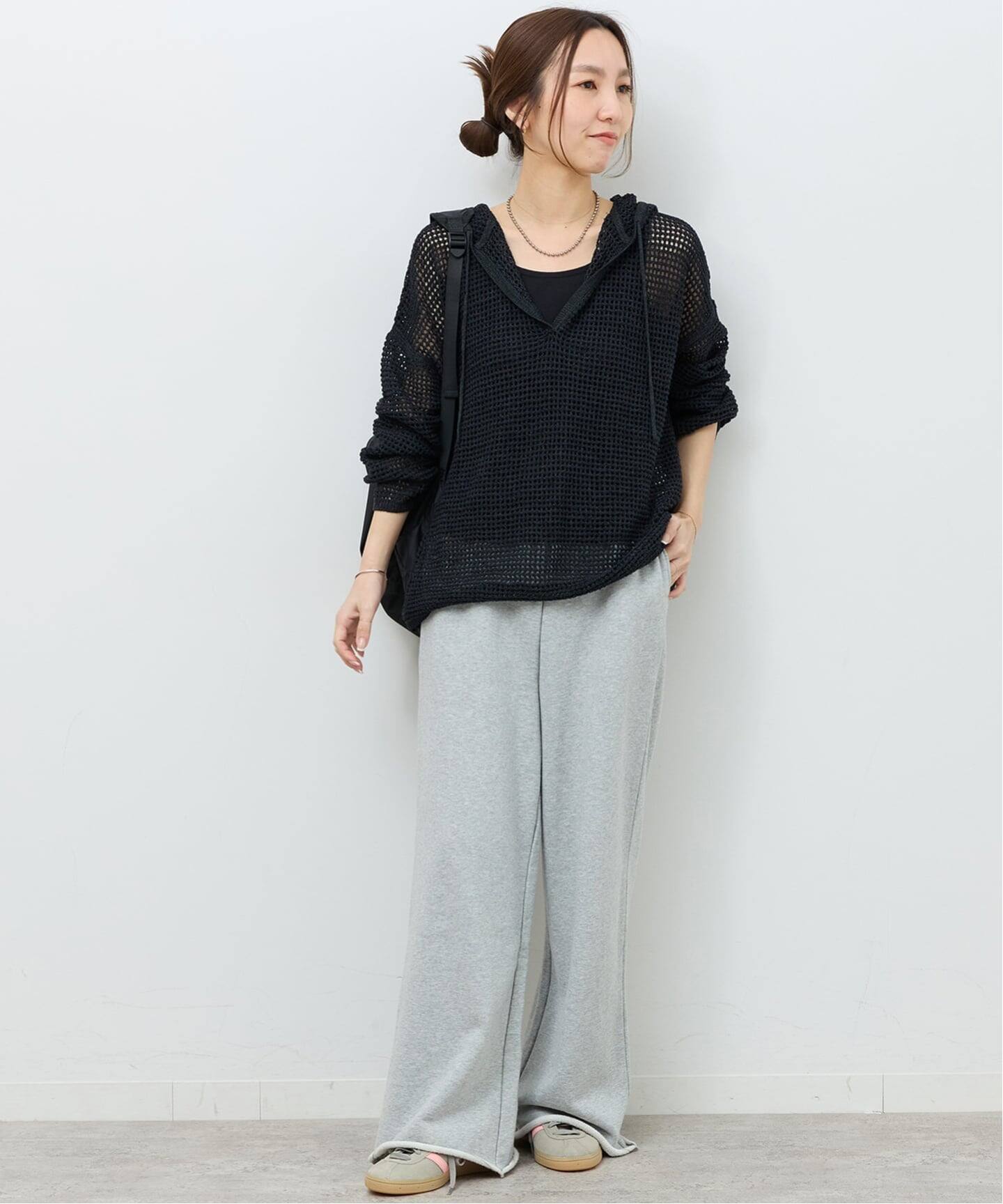 【美品】ジャーナルスタンダードレリューム ミックスメッシュフーディー ミックスメッシュフーディー（ニット/セーター）｜JOURNAL STANDARD
