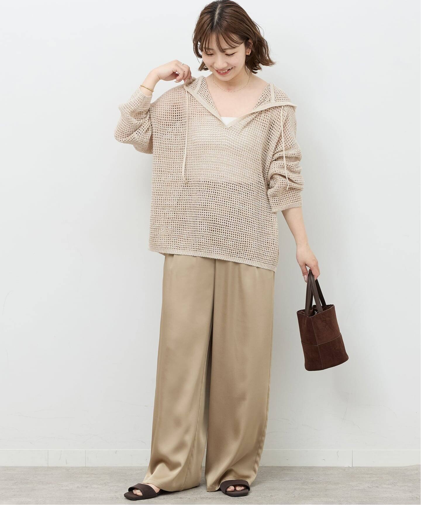 JOURNAL STANDARD relume ミックスメッシュフーディー ミックスメッシュフーディー（ニット／セーター）｜JOURNAL STANDARD