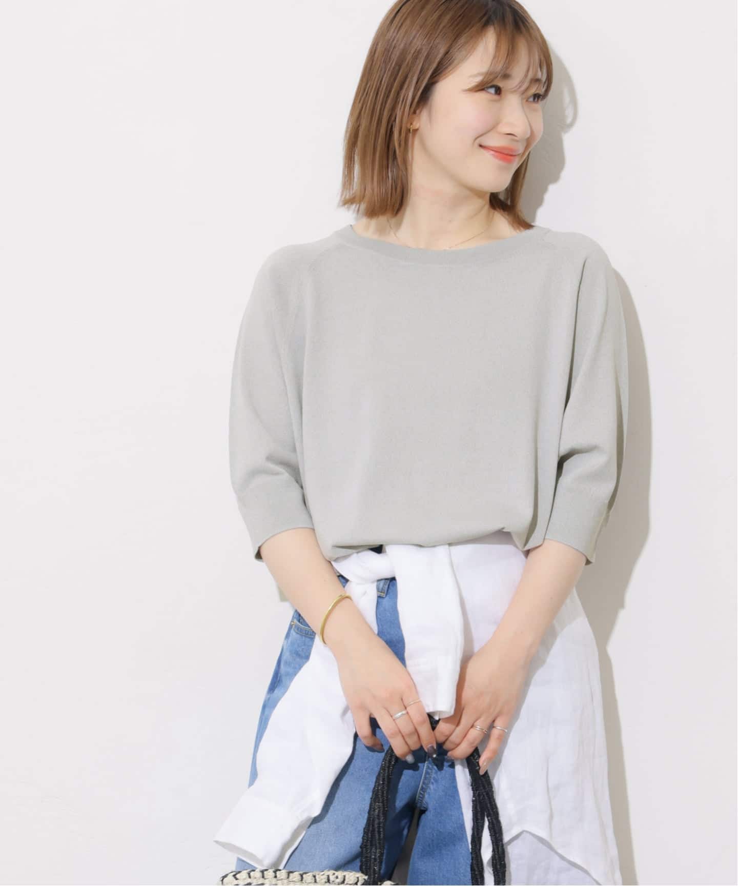 WEB限定追加》接触冷感 / ウォッシャブルクールドルマンプルオーバー