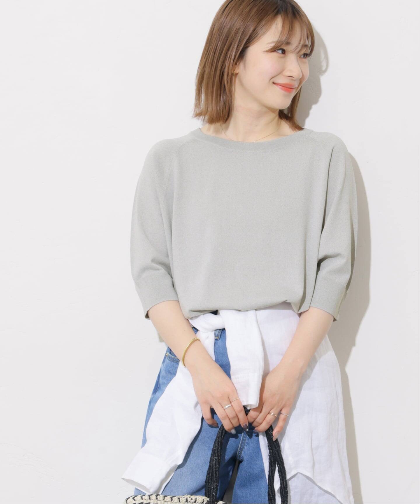 WEB限定追加》接触冷感 / ウォッシャブルクールドルマンプルオーバー