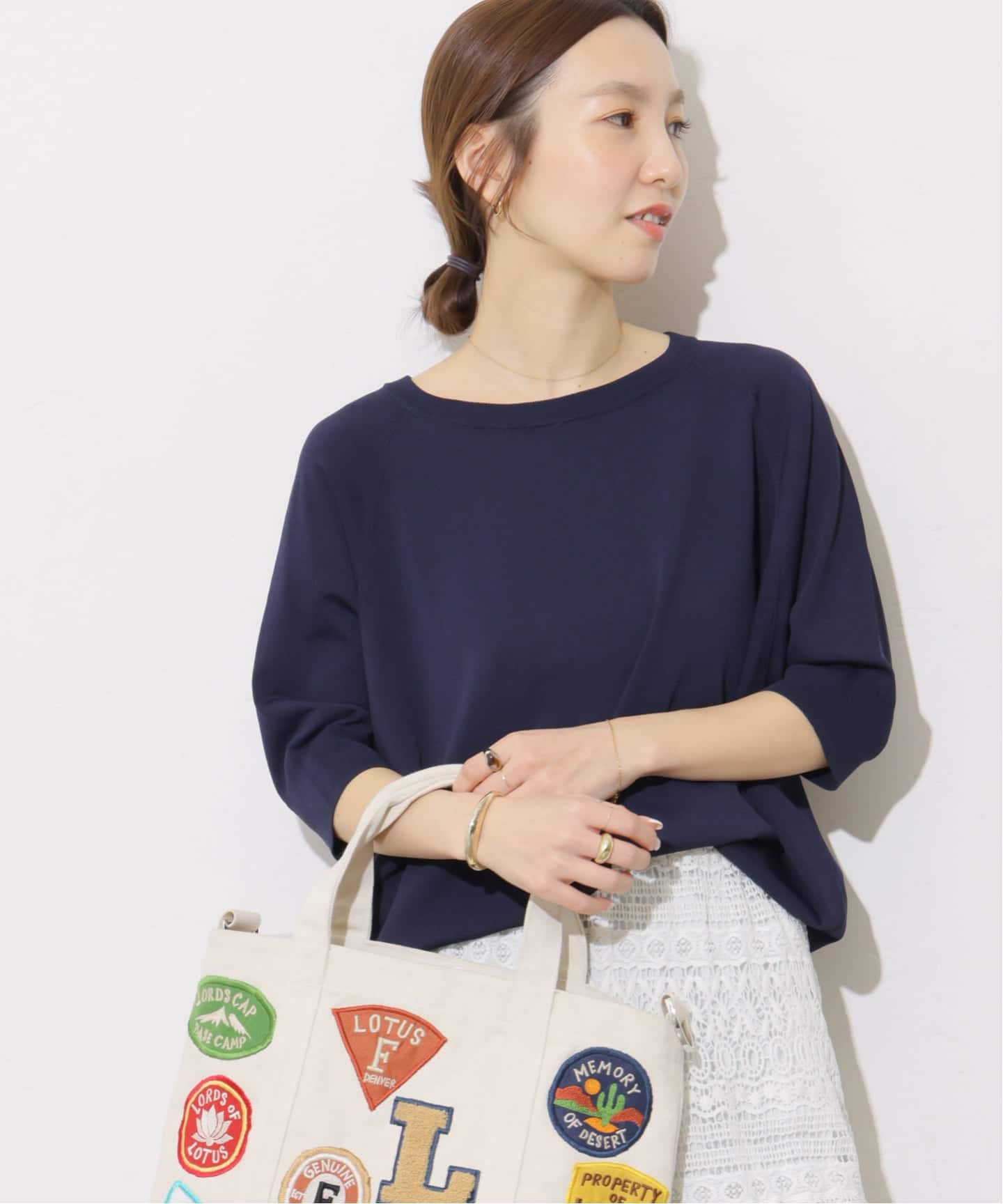 WEB限定追加》接触冷感 / ウォッシャブルクールドルマンプルオーバー
