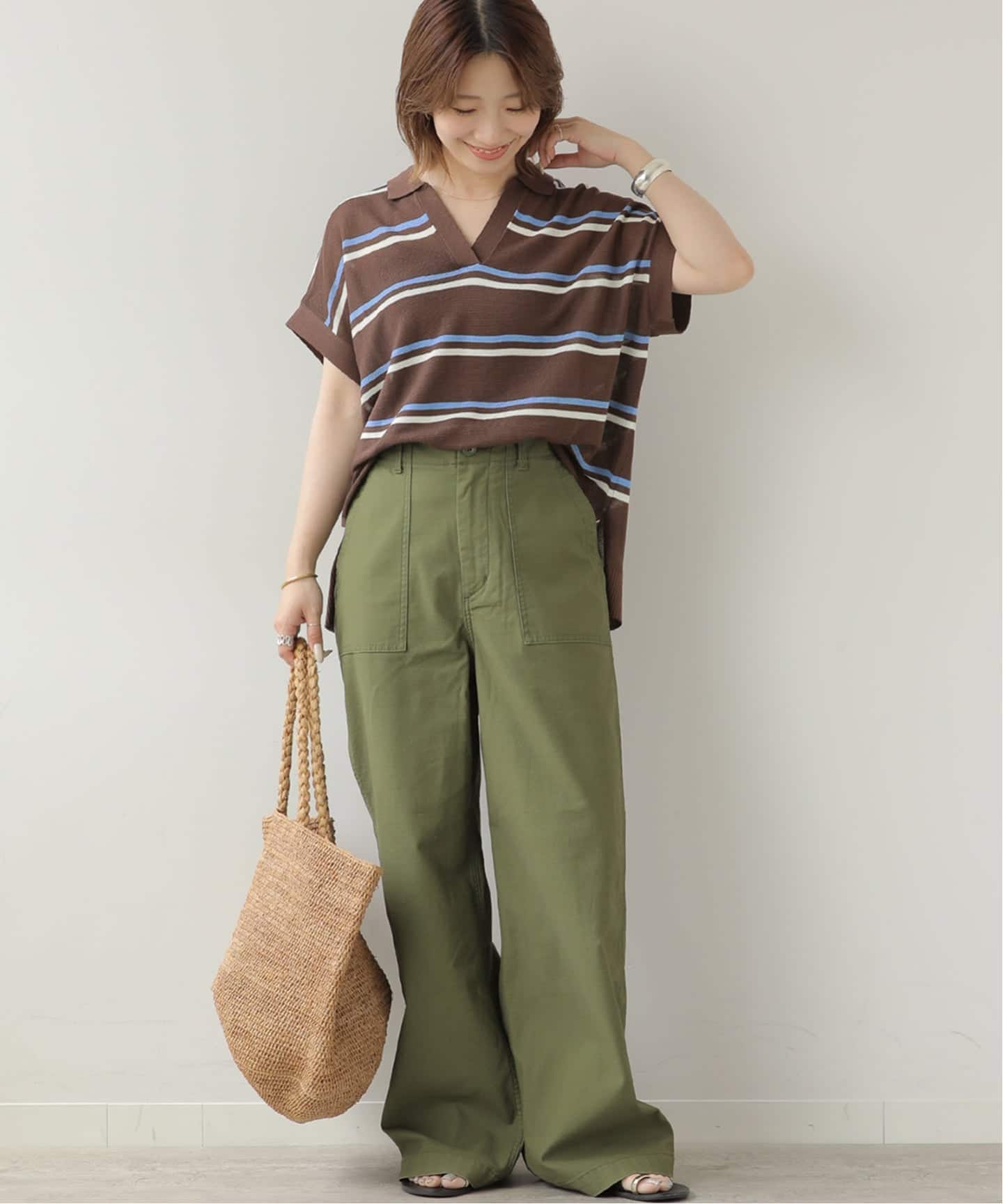 ボーダーニットポロシャツ（ポロシャツ）｜JOURNAL STANDARD relume