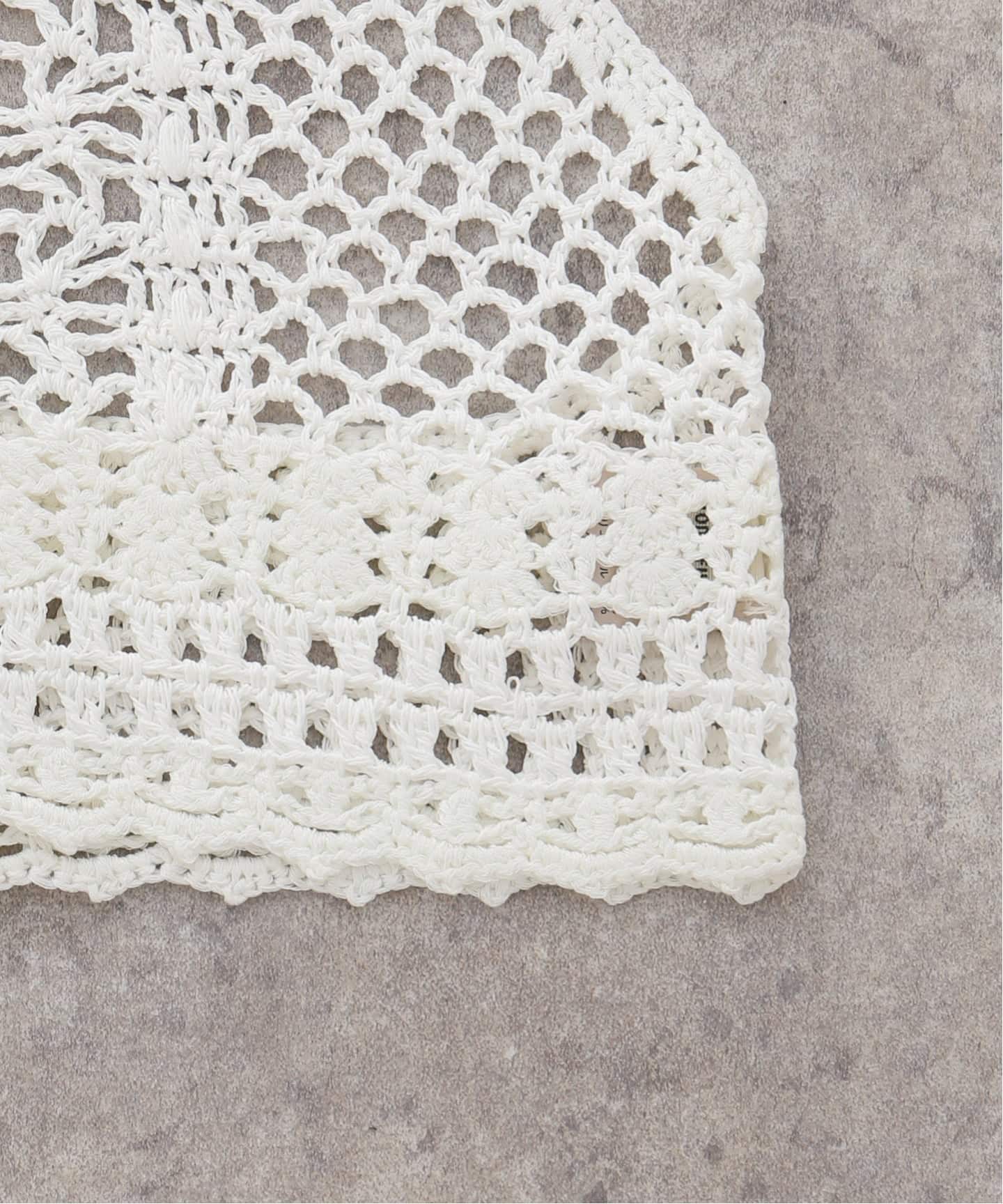 TODAYFUL 新品Crochet Knit Bustier エクリュ TODAYFUL/トゥデイフル】 Crochet Knit Bustier（ニット／セーター