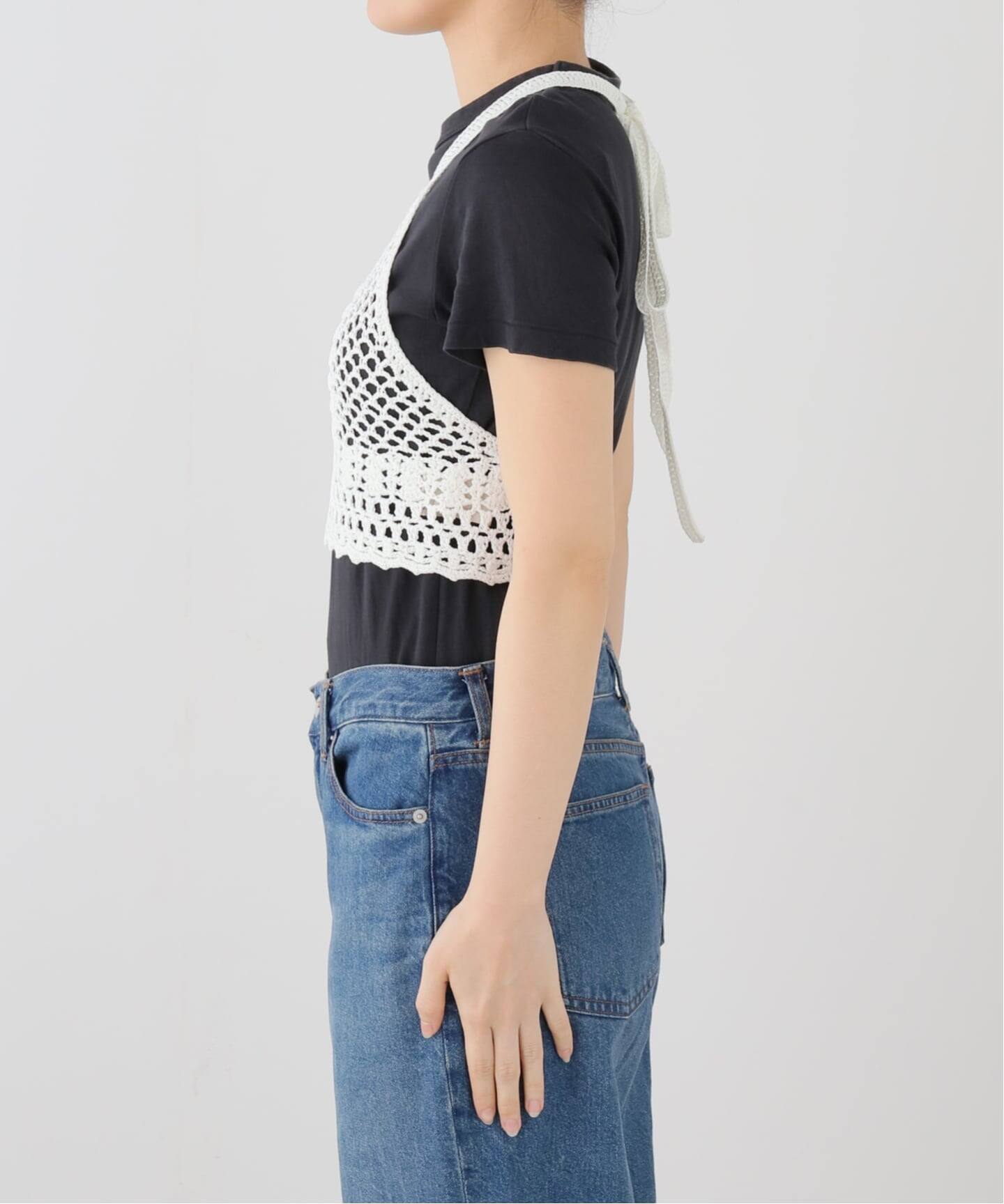 TODAYFUL/トゥデイフル】 Crochet Knit Bustier（ニット／セーター