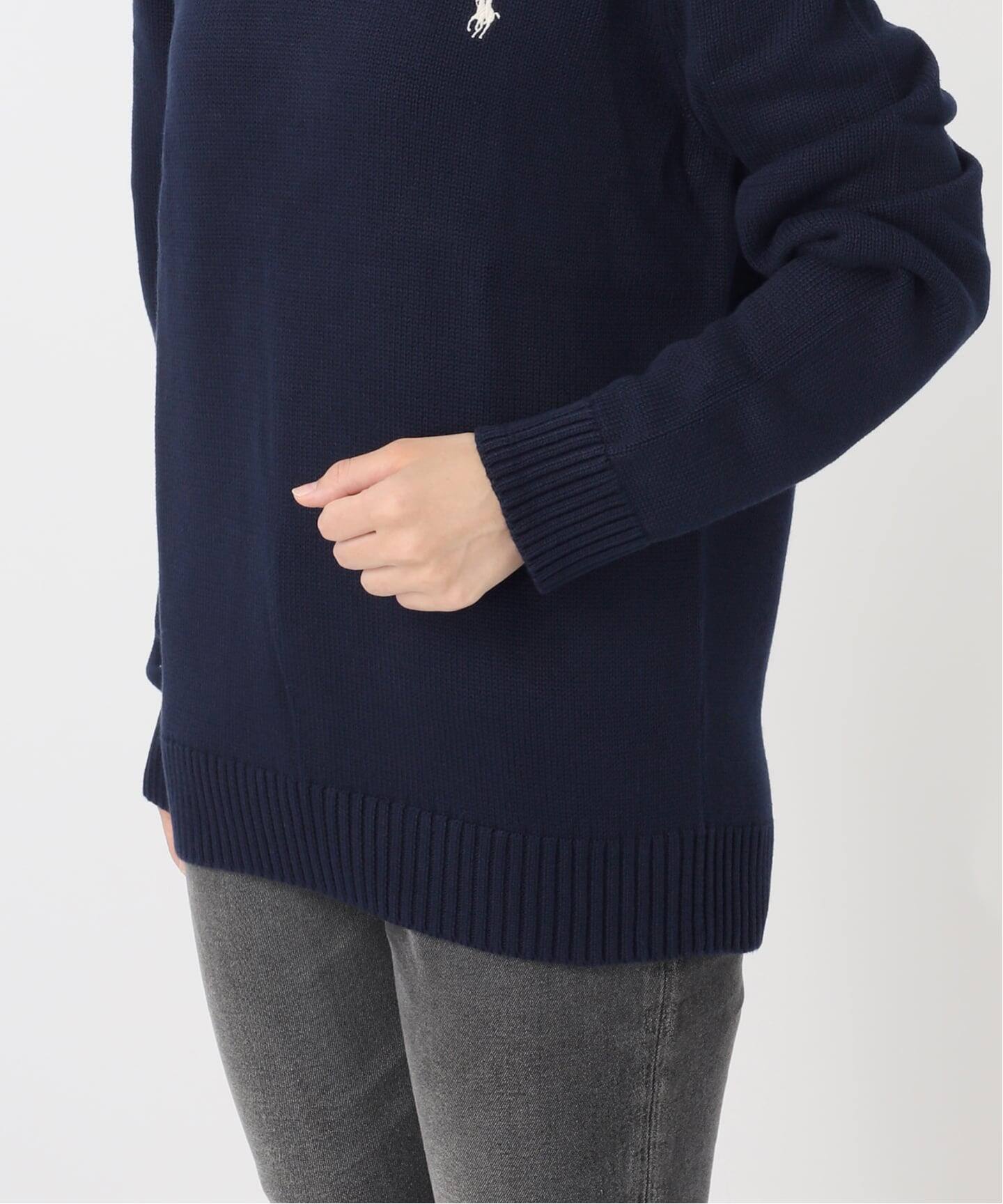 予約》【POLO RALPH LAUREN】COTTON L/S SWEATER：ニット（ニット
