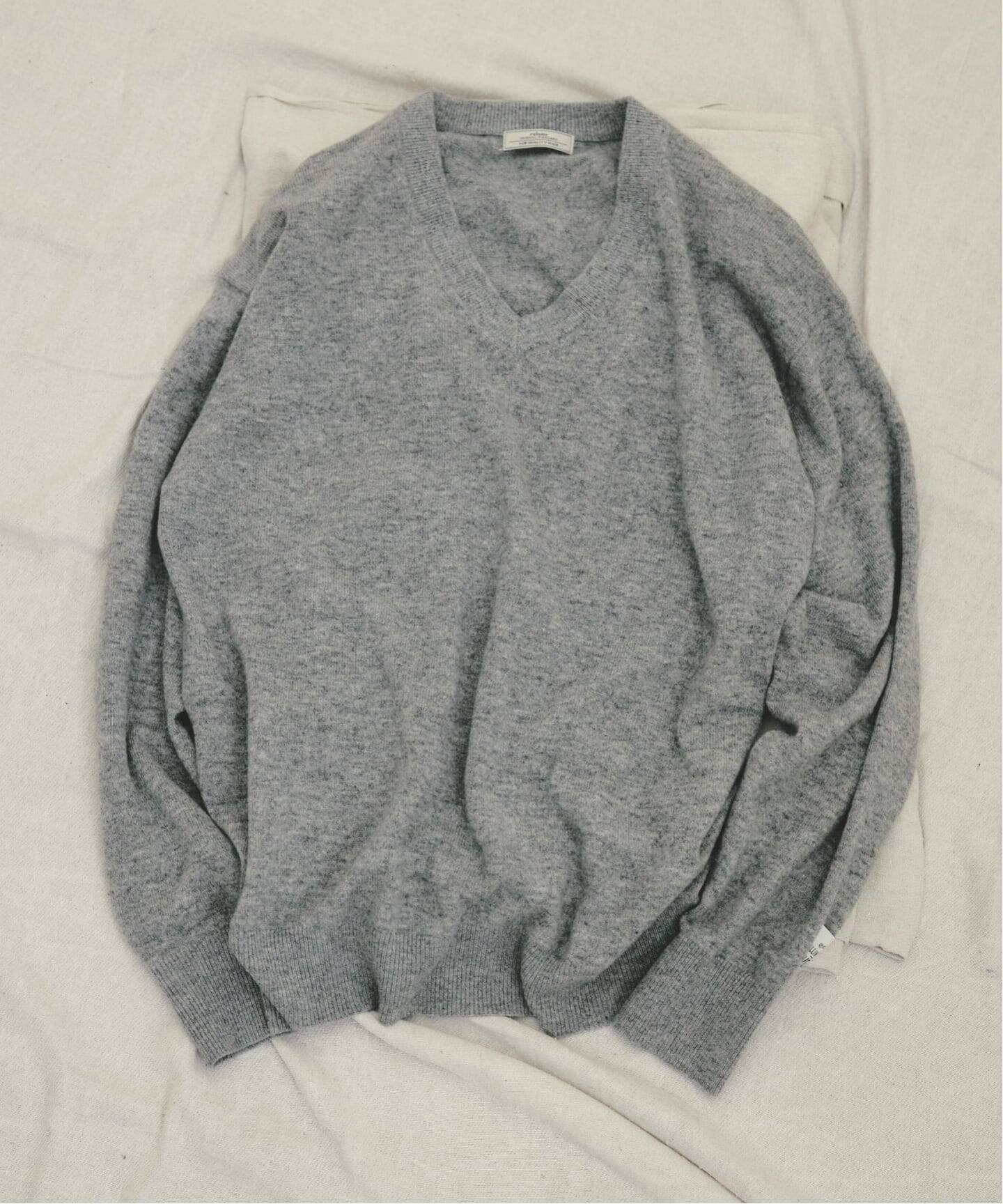 COLLINS VILLE WOOL / コリンズ ビル ウールニット Vネック（ニット 