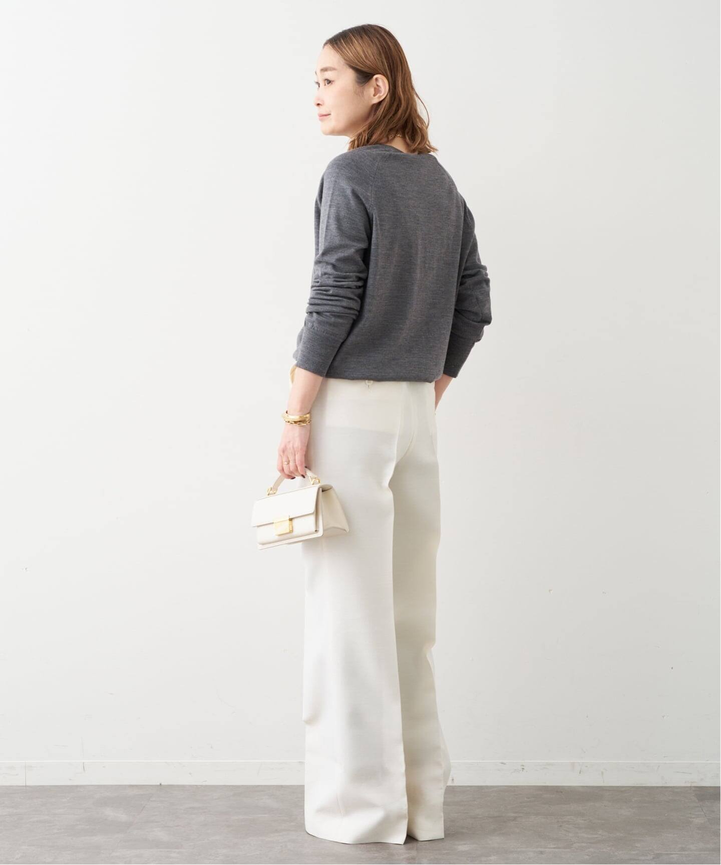 OPTIMO クルーネック プルオーバー（ニット／セーター）｜Deuxieme