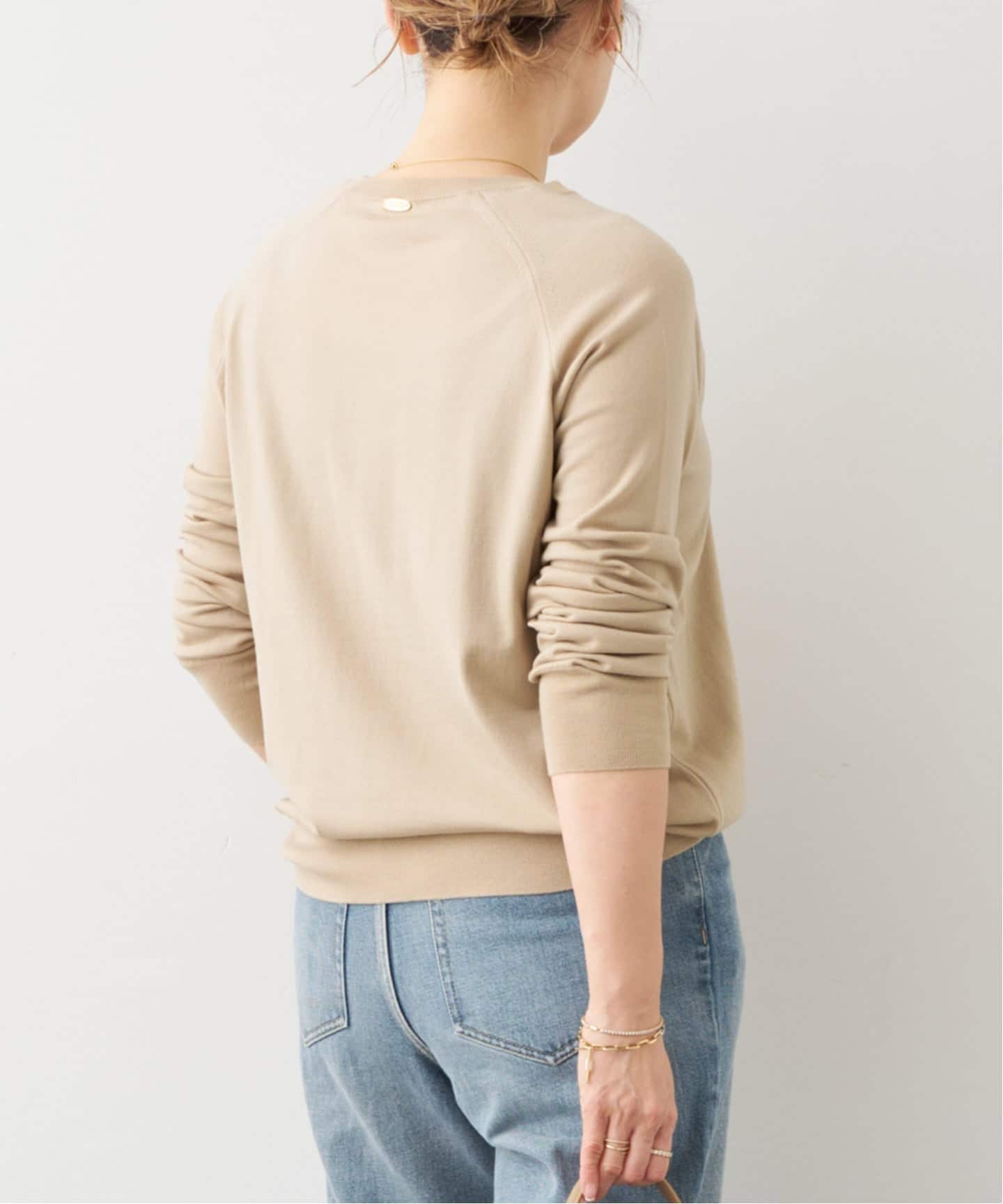 OPTIMO クルーネック プルオーバー（ニット／セーター）｜Deuxieme