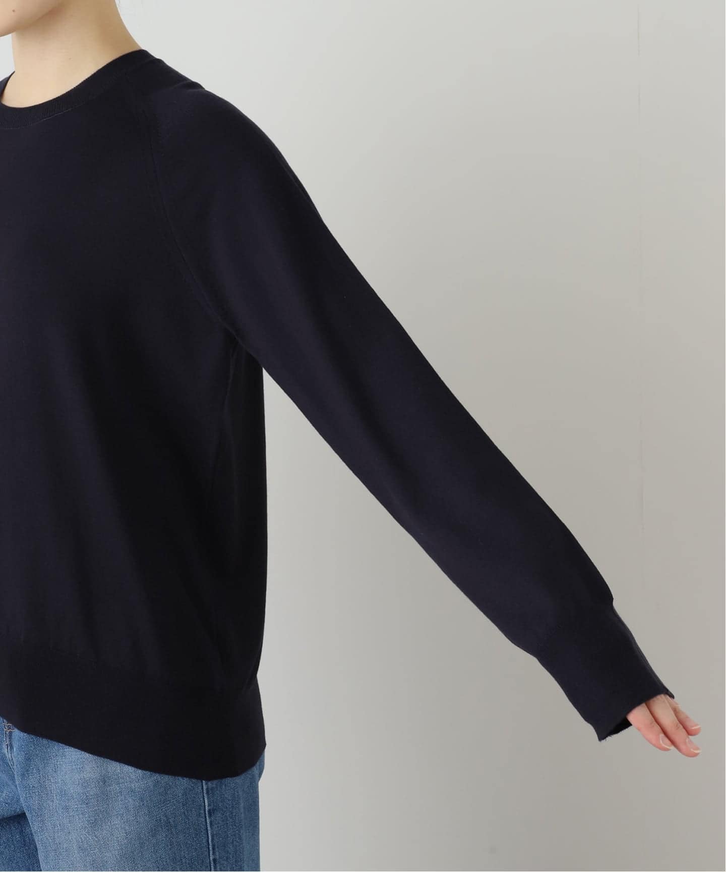 OPTIMO クルーネック プルオーバー（ニット／セーター）｜Deuxieme