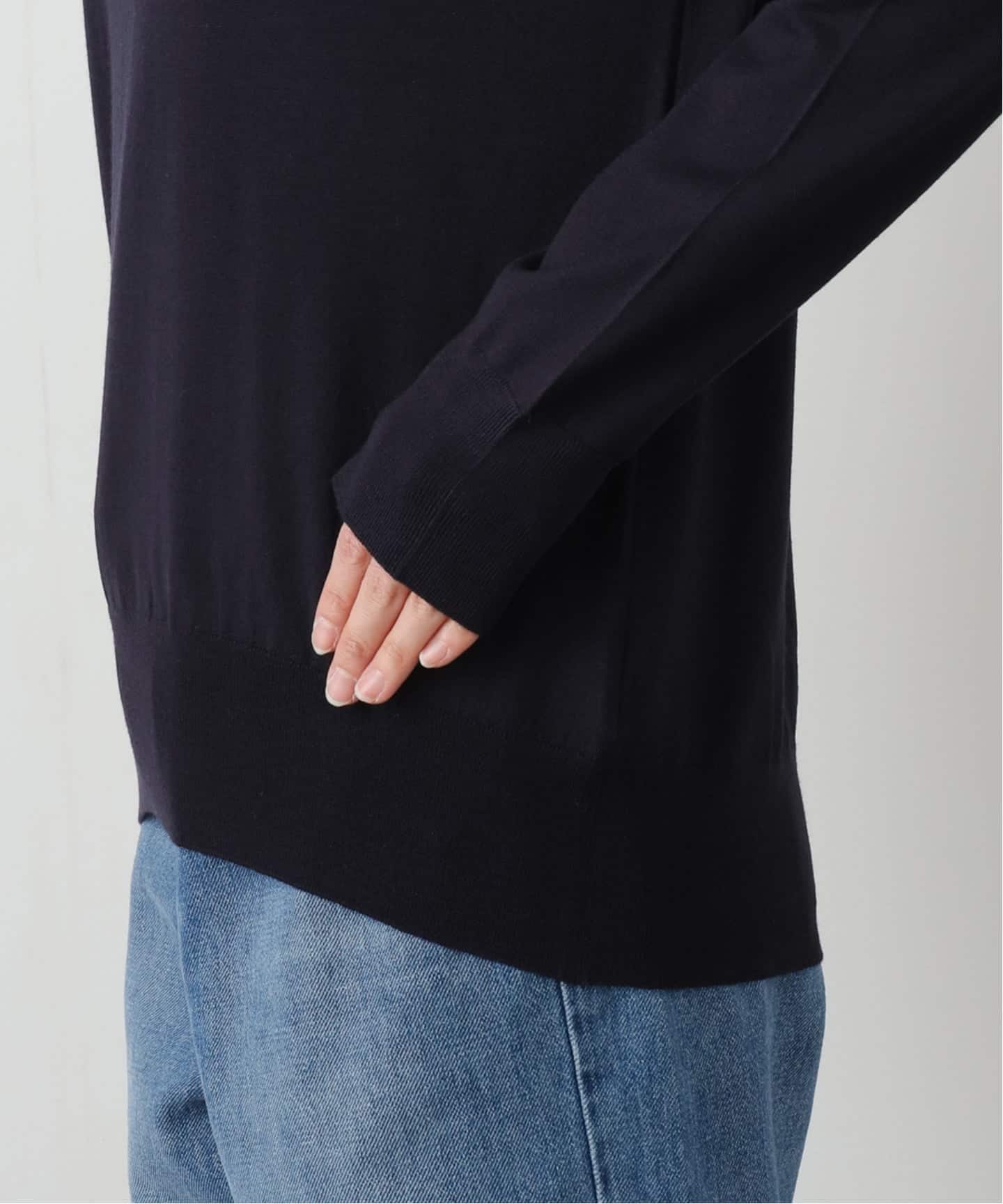 OPTIMO クルーネック プルオーバー（ニット／セーター）｜Deuxieme