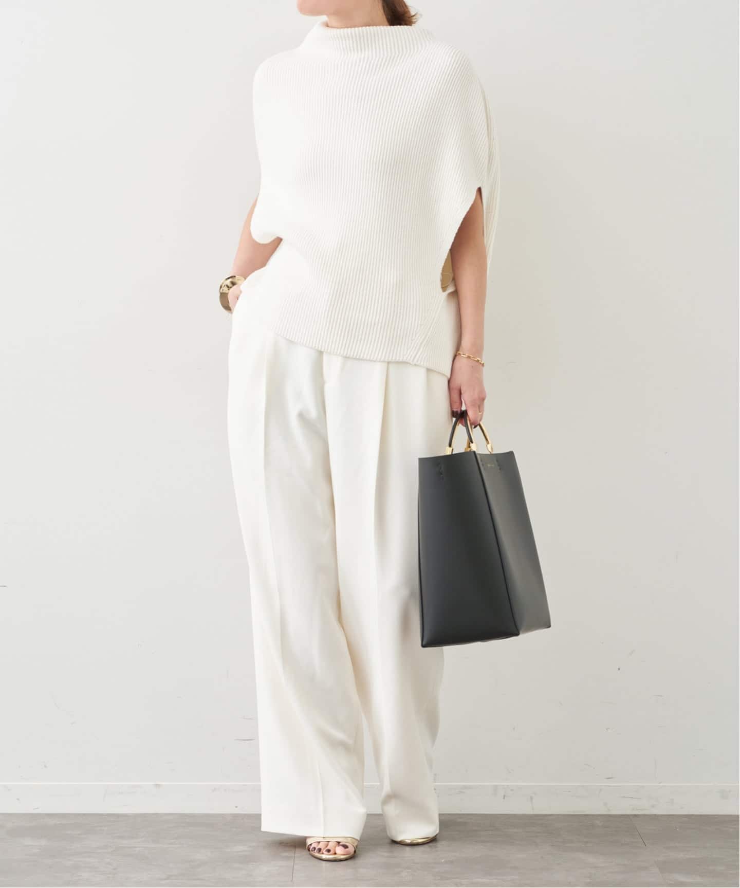 予約》LEWES アゼ PONCHO（ニット／セーター）｜Deuxieme Classe