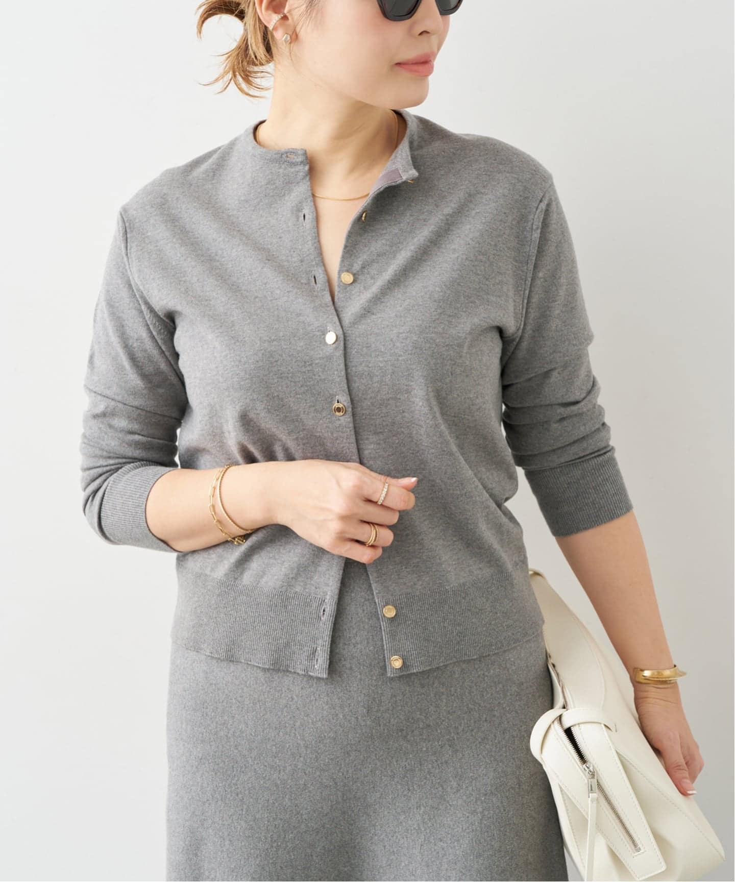 予約》*FF30 GIZA カーディガン（カーディガン）｜Deuxieme Classe