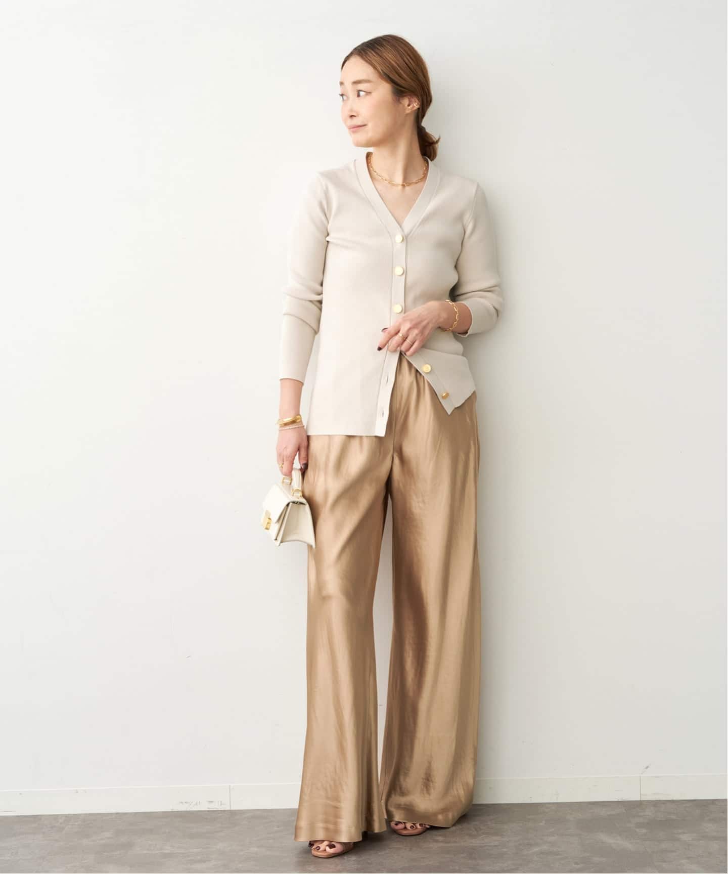 予約》*DINER RIB Vネックカーディガン（カーディガン）｜Deuxieme