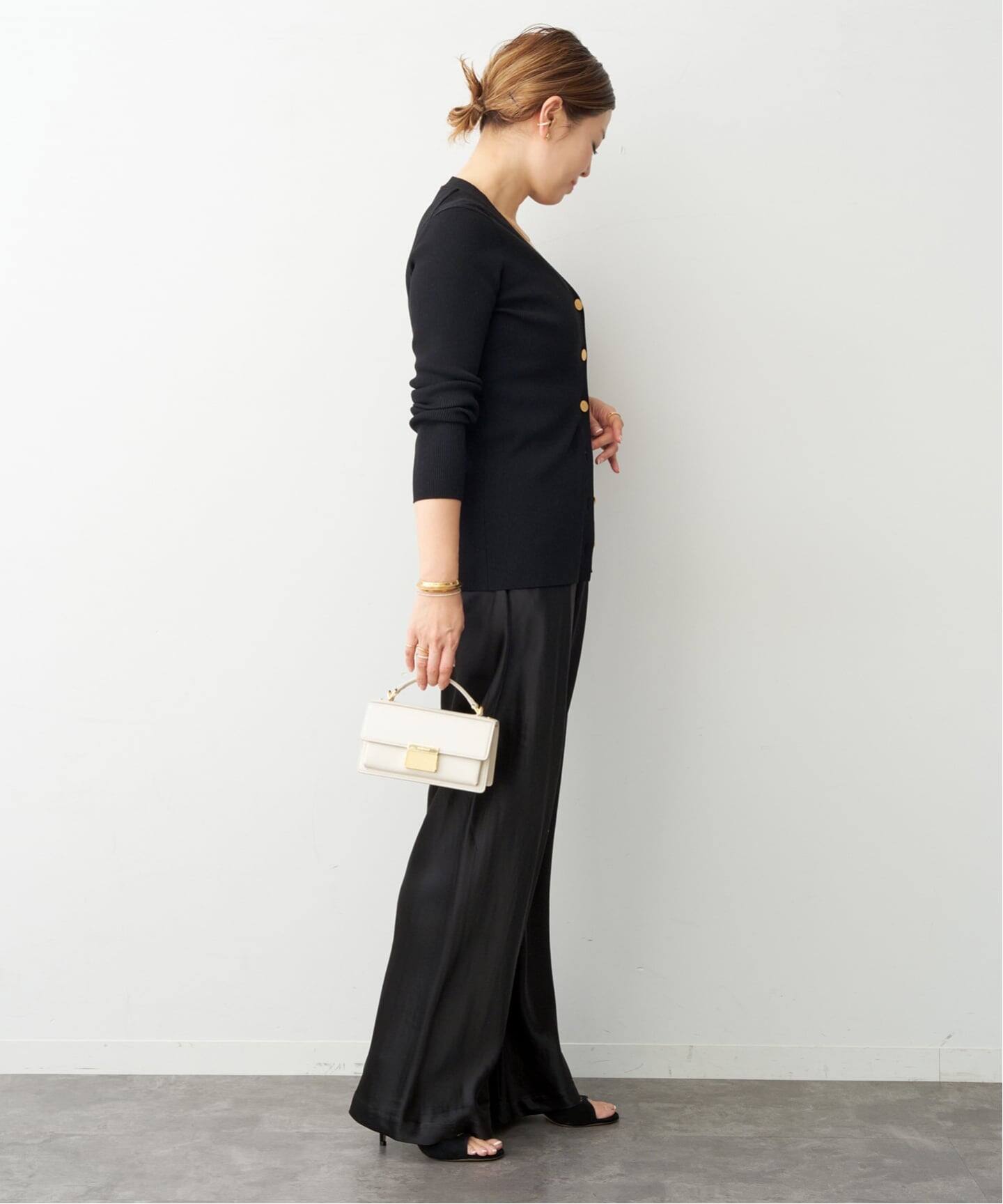 予約》*DINER RIB Vネックカーディガン（カーディガン）｜Deuxieme