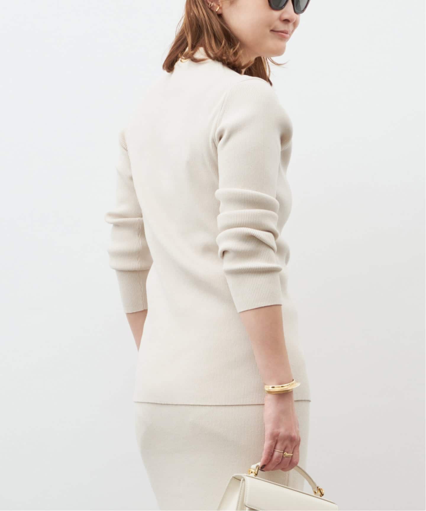 予約》*DINER RIB Vネックカーディガン（カーディガン）｜Deuxieme