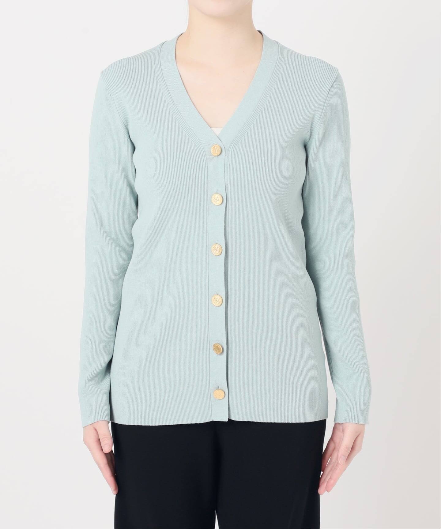 DINER RIB Vネックカーディガン（カーディガン）｜Deuxieme Classe