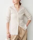 《予約》*DINER RIB Vネックカーディガン