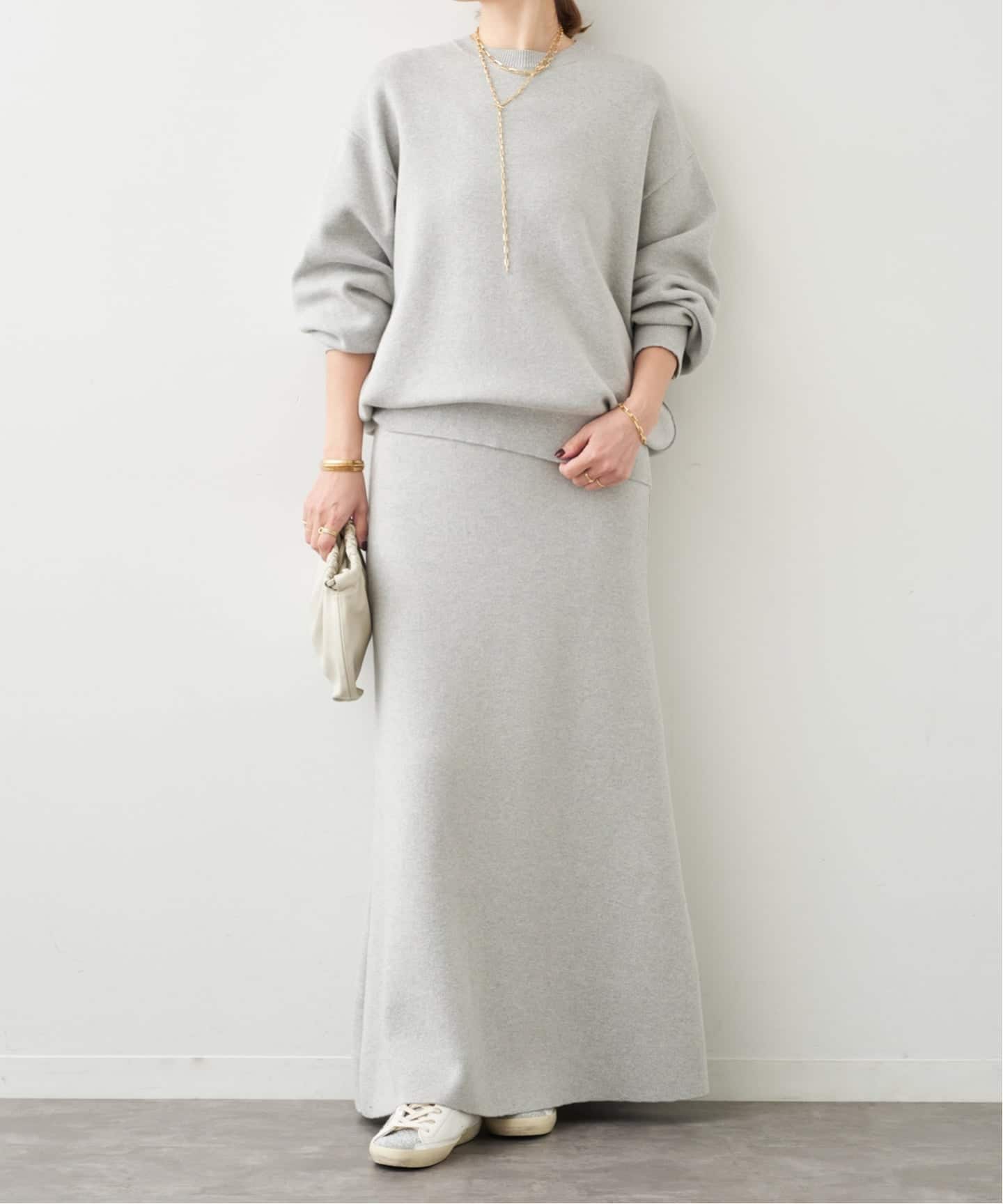 SMOOTH TOP クルーネック プルオーバー（ニット／セーター）｜Deuxieme