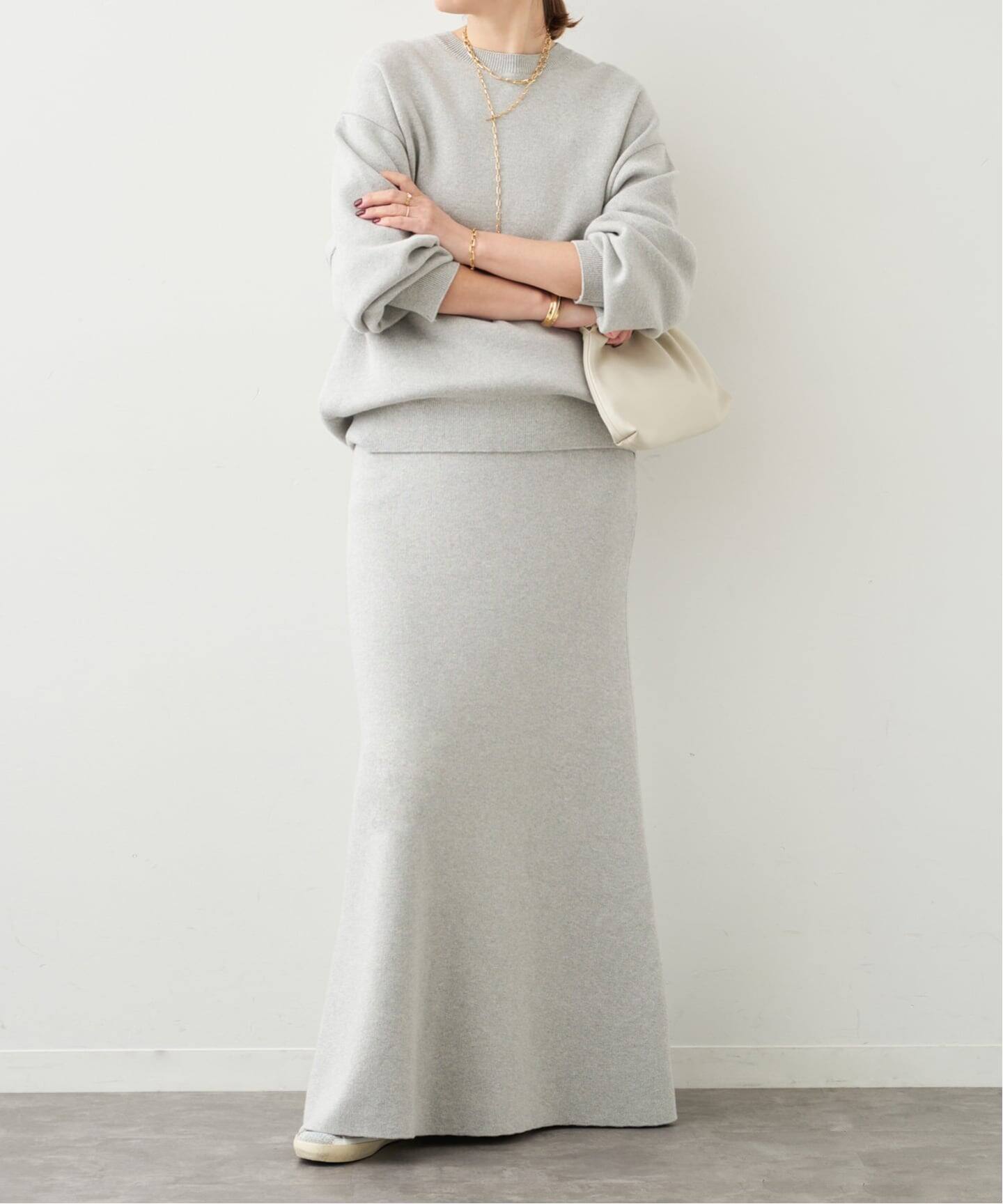 予約》*SMOOTH TOP クルーネック プルオーバー（ニット／セーター