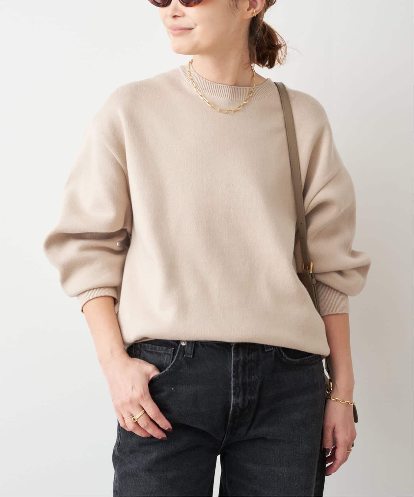 予約》*SMOOTH TOP クルーネック プルオーバー（ニット／セーター