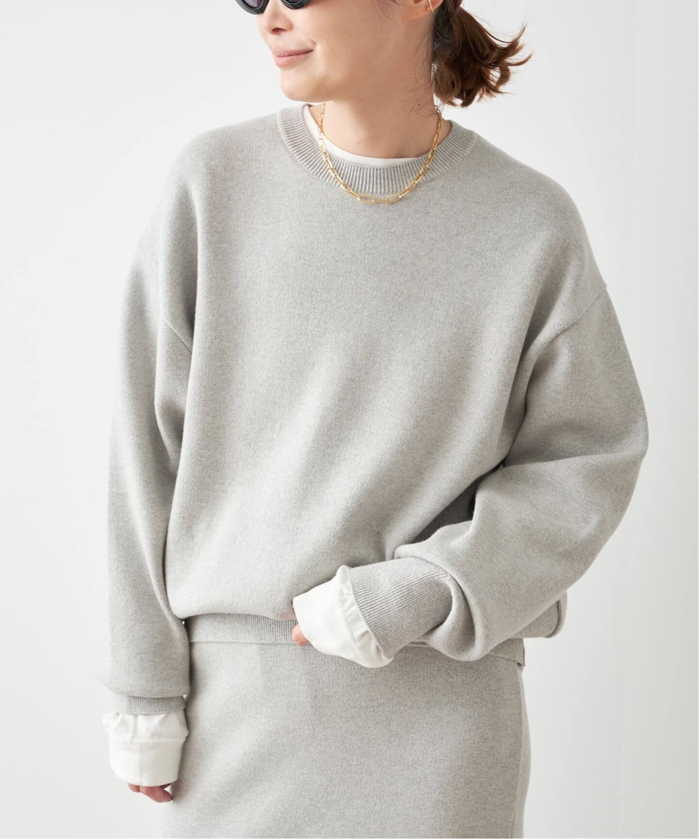 新品 Deuxieme Classe SMOOTH TOP クルーネック SMOOTH TOP クルーネック プルオーバー（ニット／セーター）｜Deuxieme