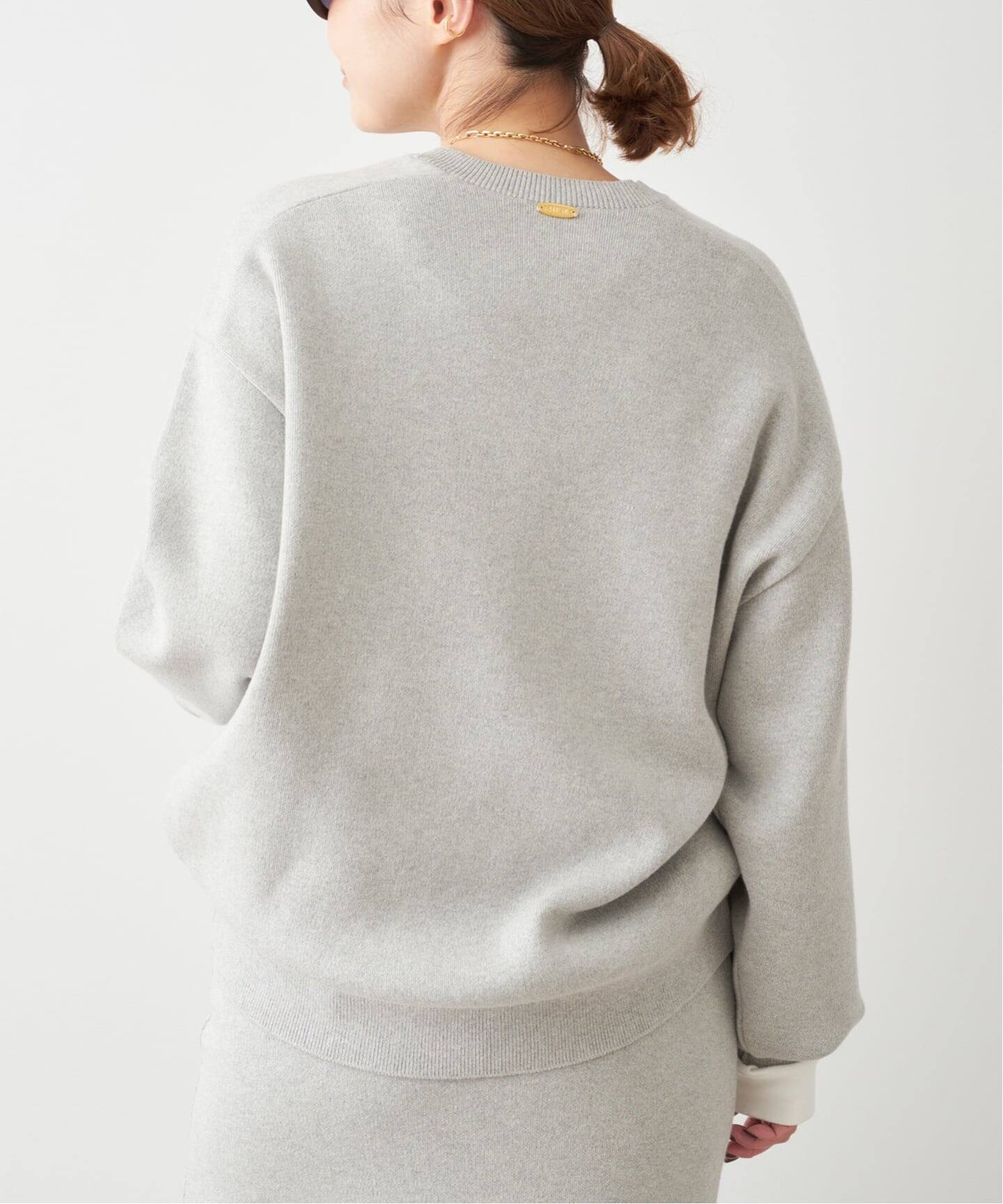 SMOOTH TOP クルーネック プルオーバー（ニット／セーター）｜Deuxieme