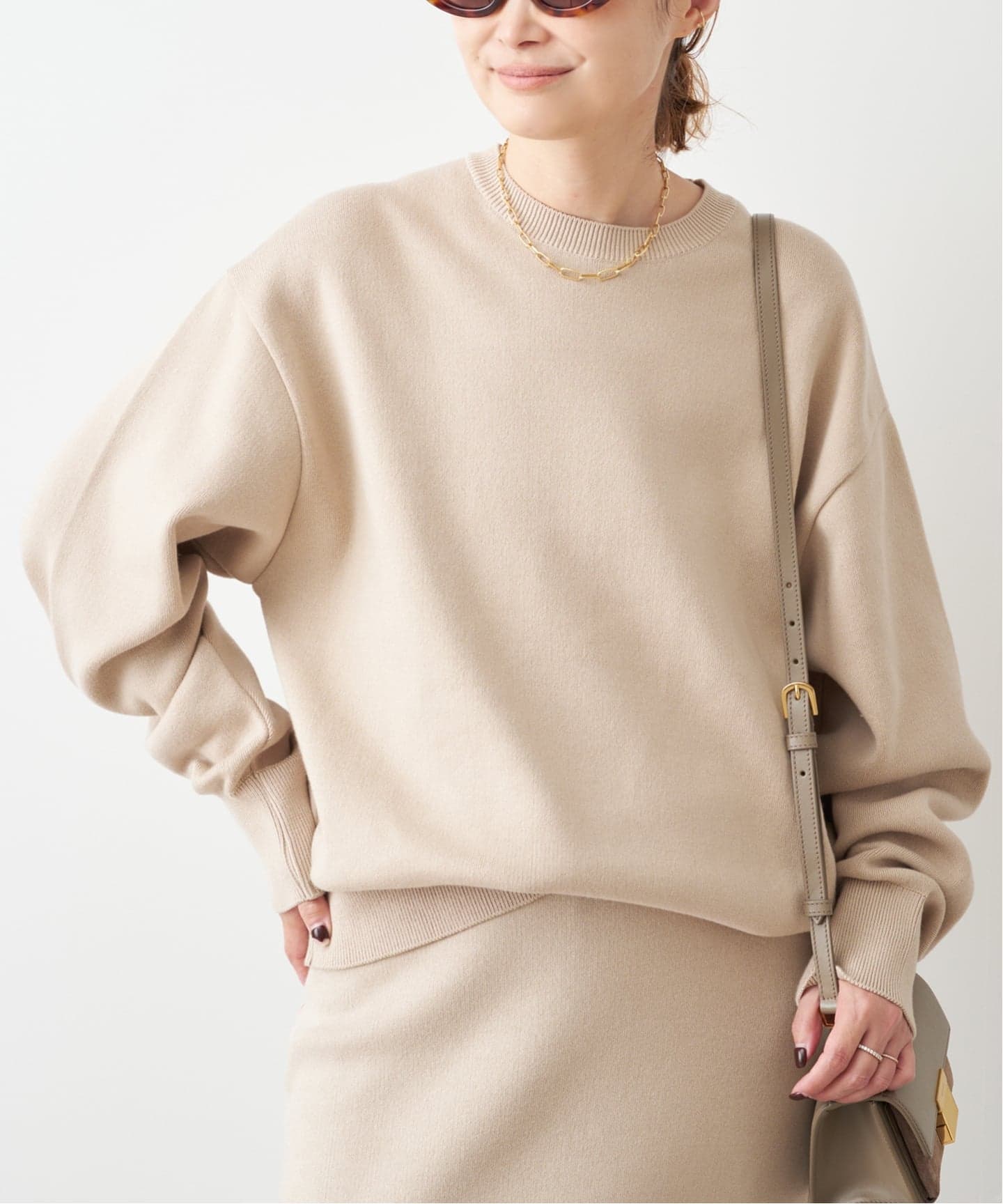 予約》*SMOOTH TOP クルーネック プルオーバー（ニット／セーター