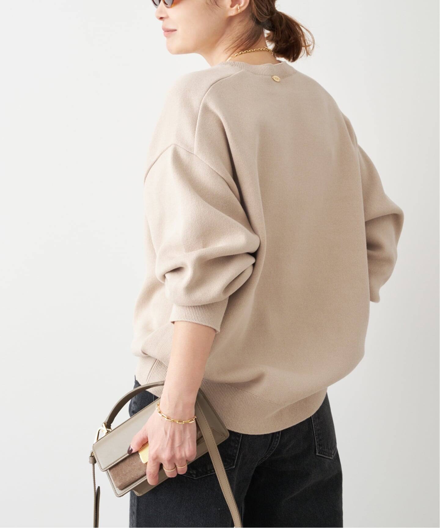 SMOOTH TOP クルーネック プルオーバー SMOOTH TOP クルーネック プルオーバー（ニット／セーター）｜Deuxieme