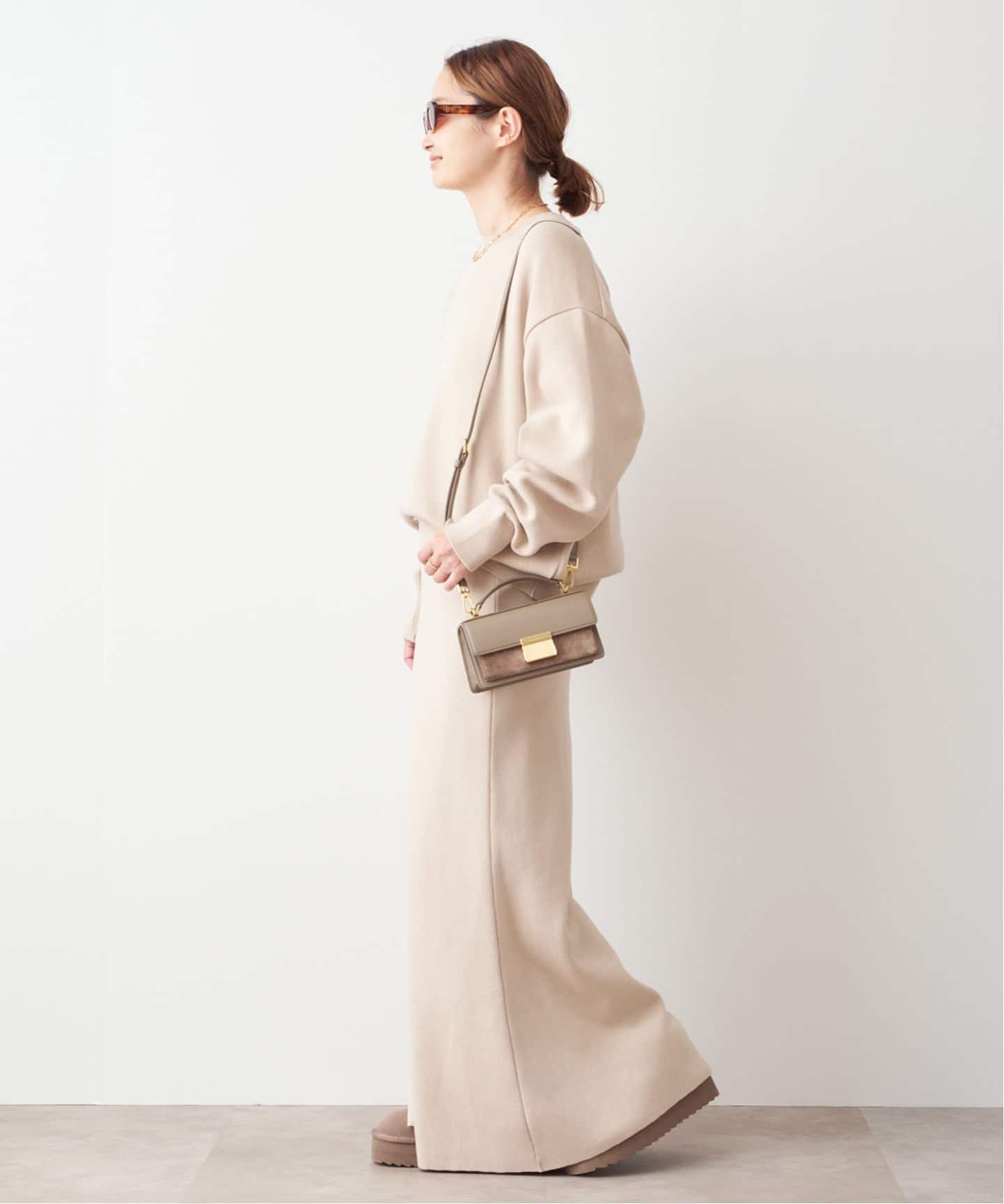 SMOOTH TOP クルーネック プルオーバー（ニット／セーター）｜Deuxieme